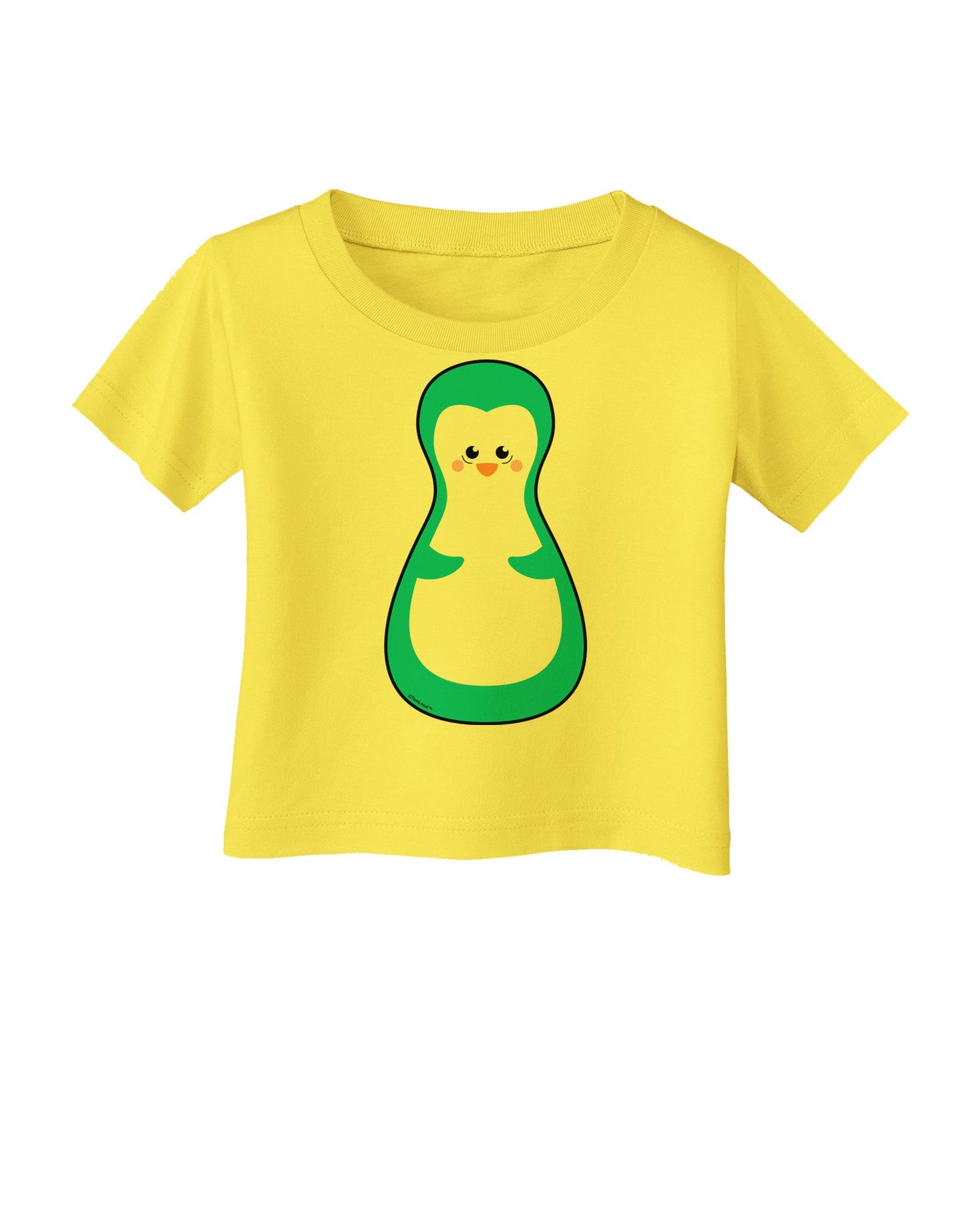Cute Penguin Matryoshka Nesting Doll - Christmas Infant T-Shirt-Infant T-Shirt-TooLoud-Yellow-06-Months-Davson Sales