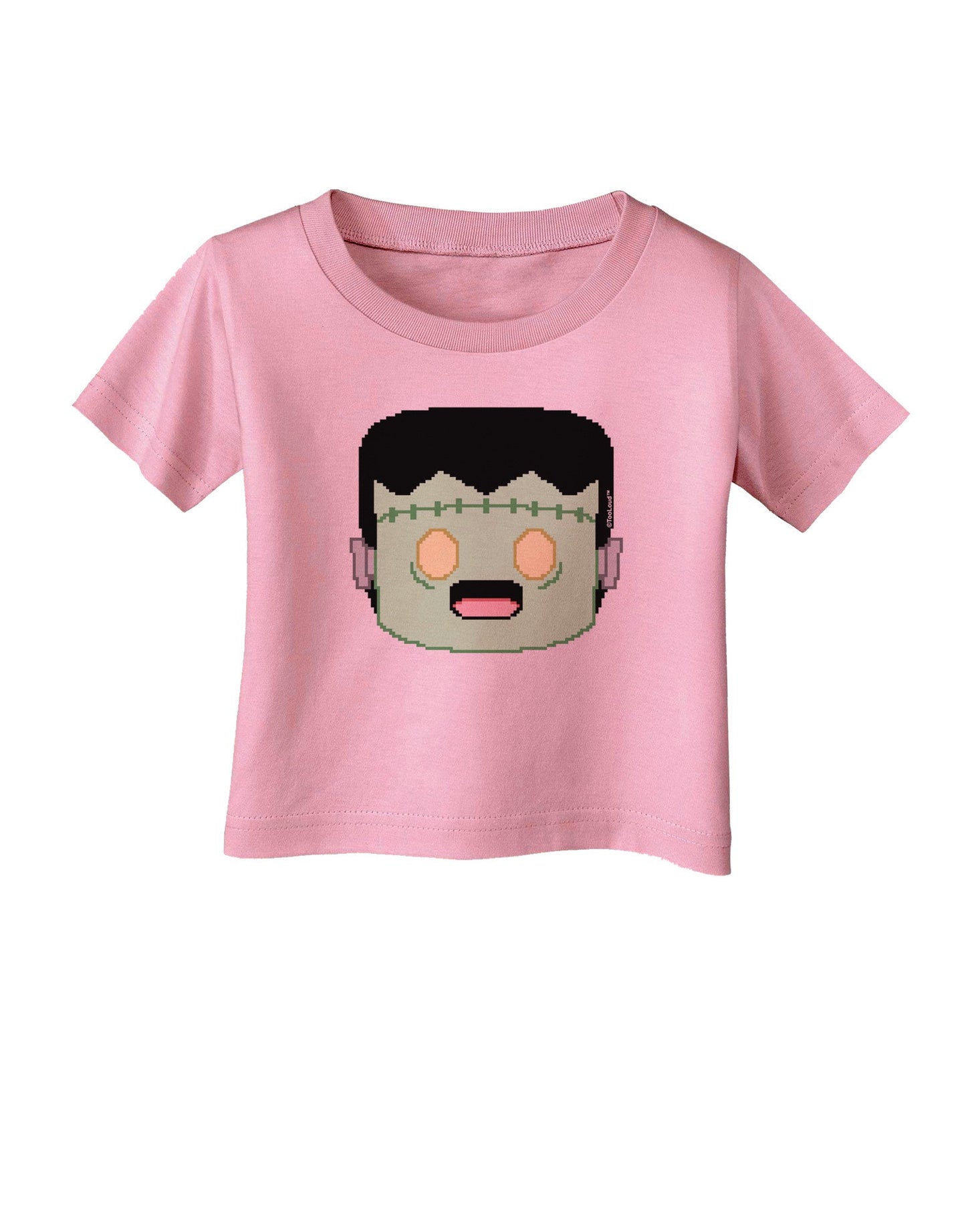 Cute Pixel Monster Infant T-Shirt-Infant T-Shirt-TooLoud-Candy-Pink-06-Months-Davson Sales