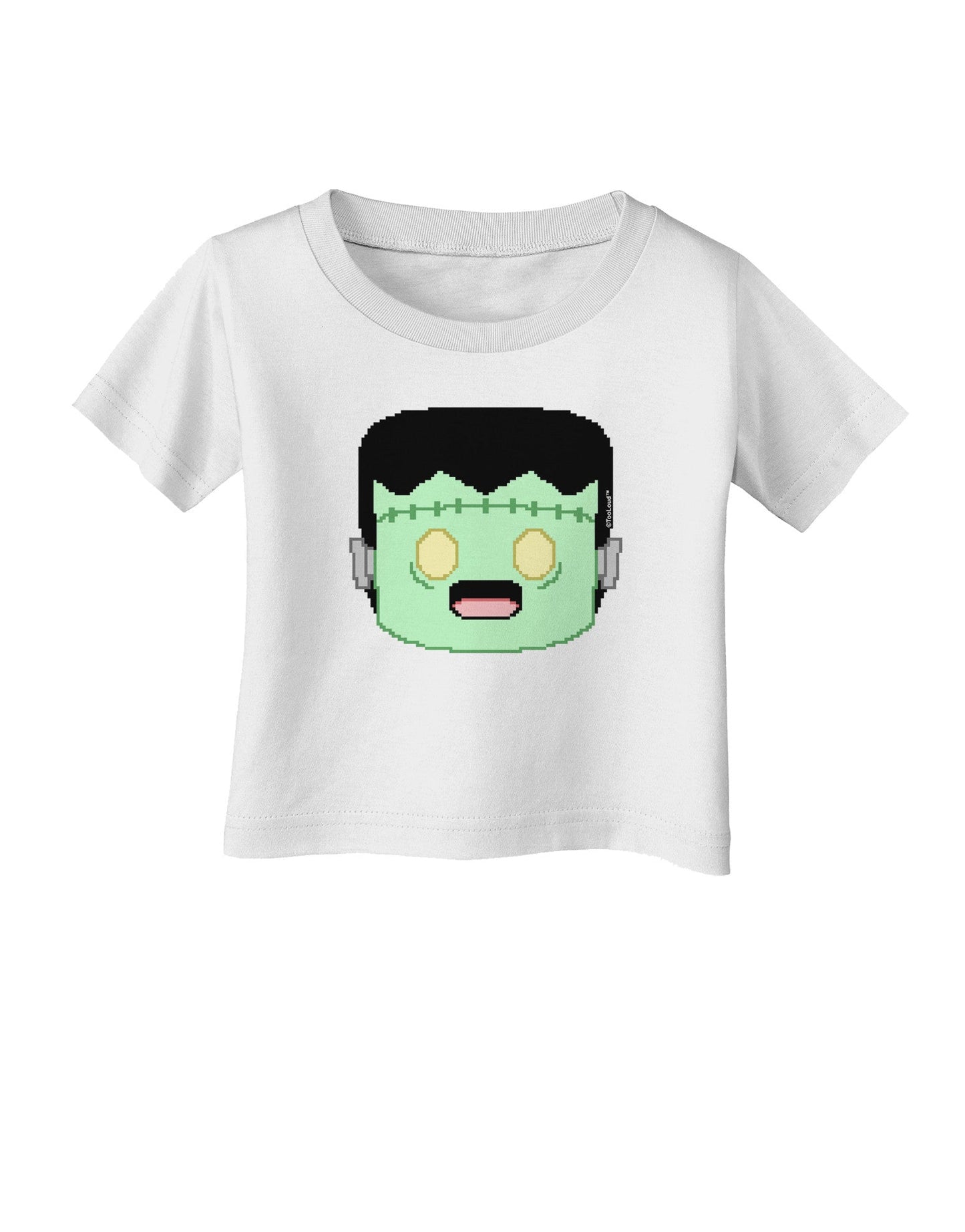 Cute Pixel Monster Infant T-Shirt-Infant T-Shirt-TooLoud-White-06-Months-Davson Sales