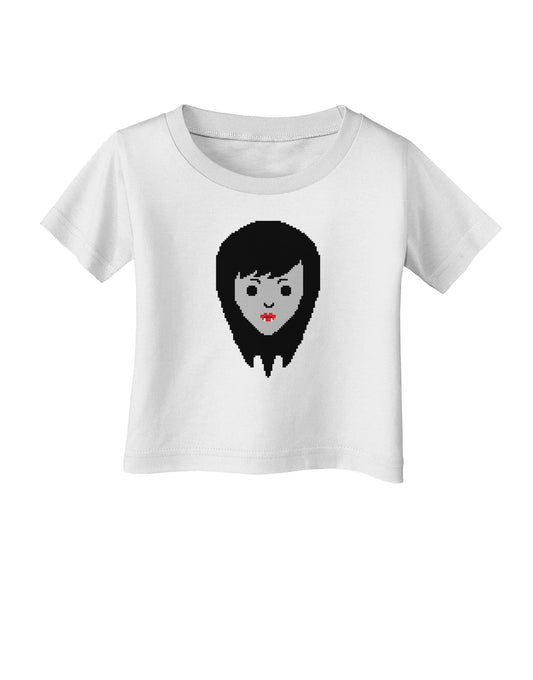 Cute Pixel Vampire Female Infant T-Shirt-Infant T-Shirt-TooLoud-White-06-Months-Davson Sales