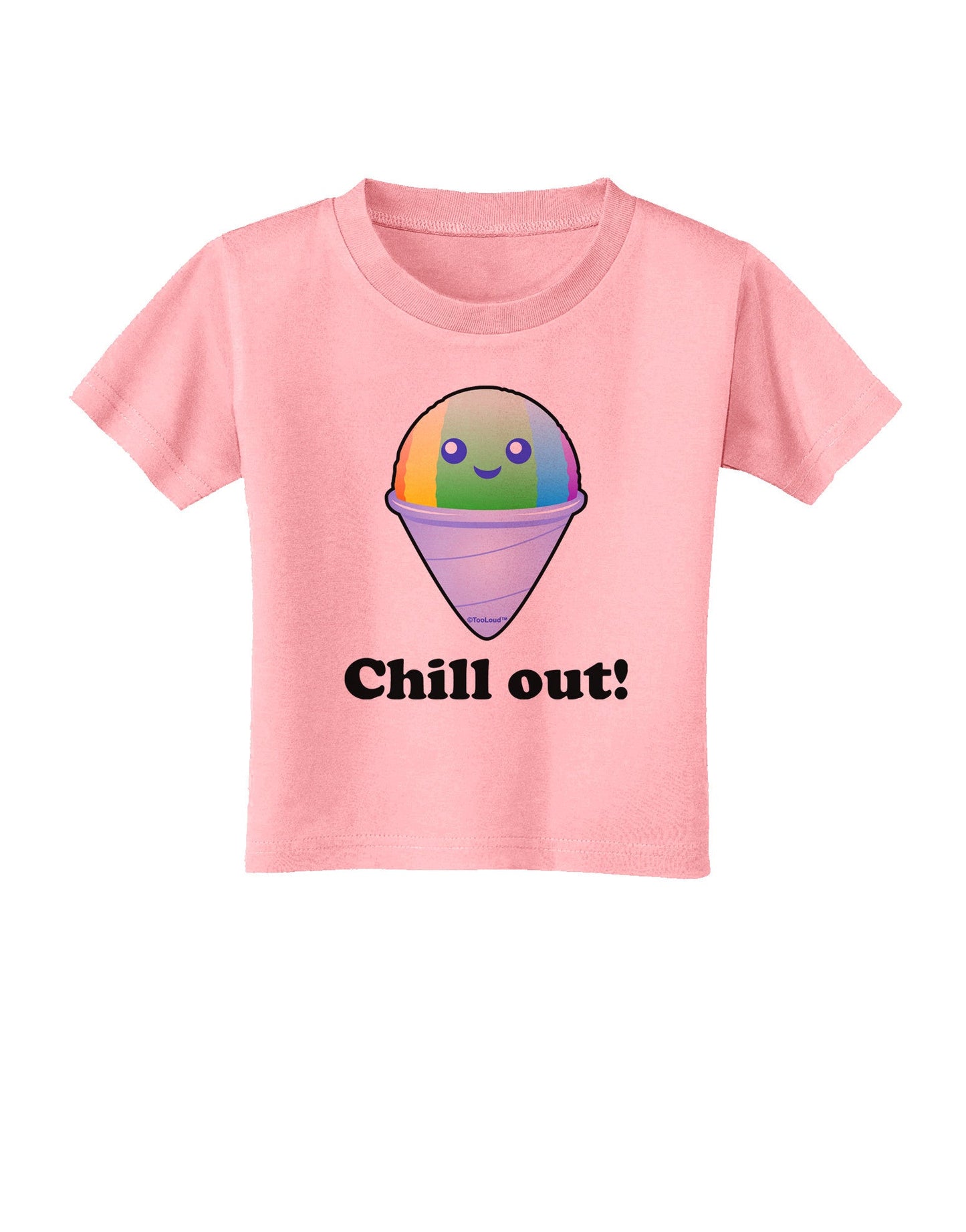 Cute Shaved Ice Chill Out Toddler T-Shirt-Toddler T-Shirt-TooLoud-Candy-Pink-2T-Davson Sales