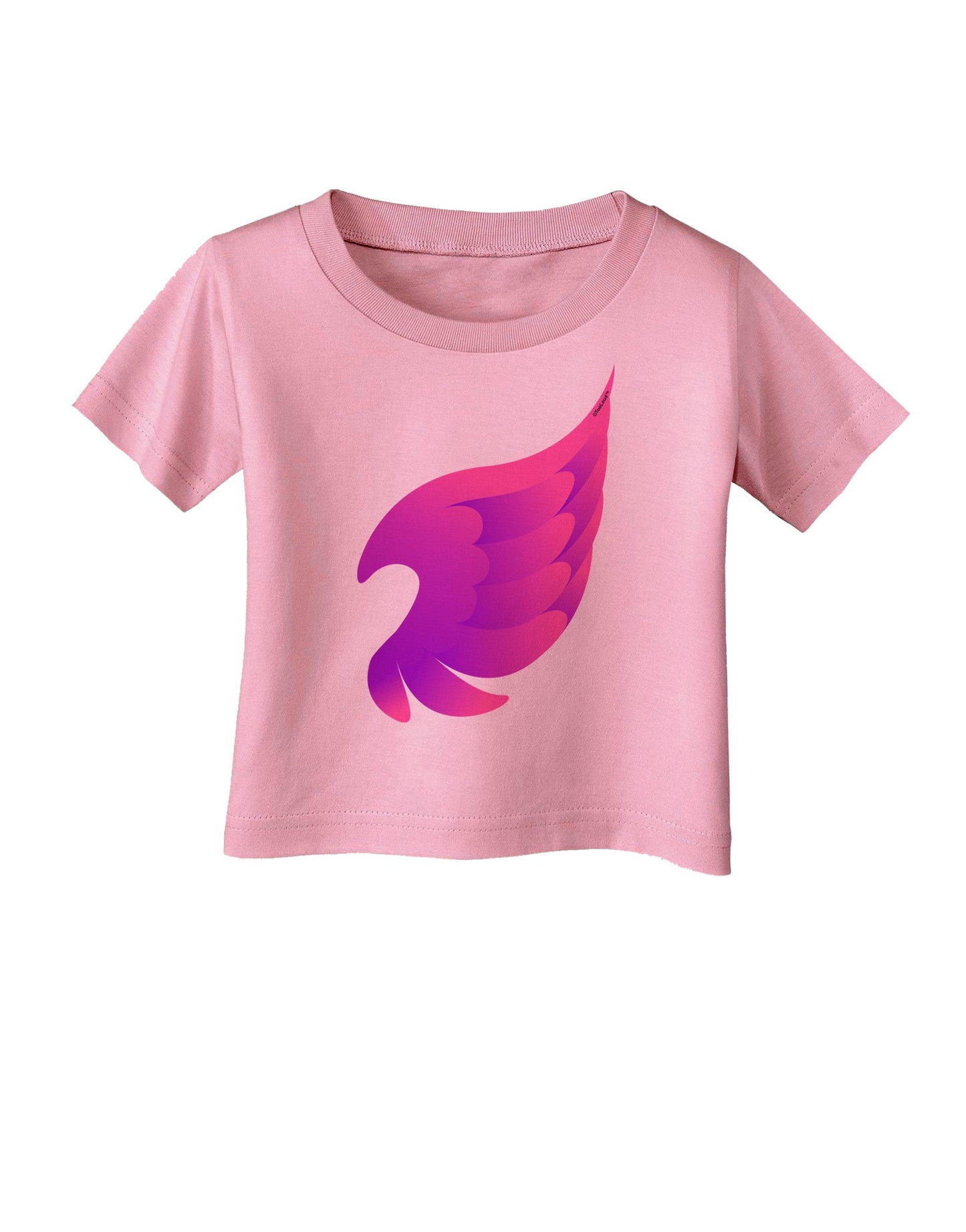 Cute Single Angel Wing Infant T-Shirt-Infant T-Shirt-TooLoud-Candy-Pink-06-Months-Davson Sales