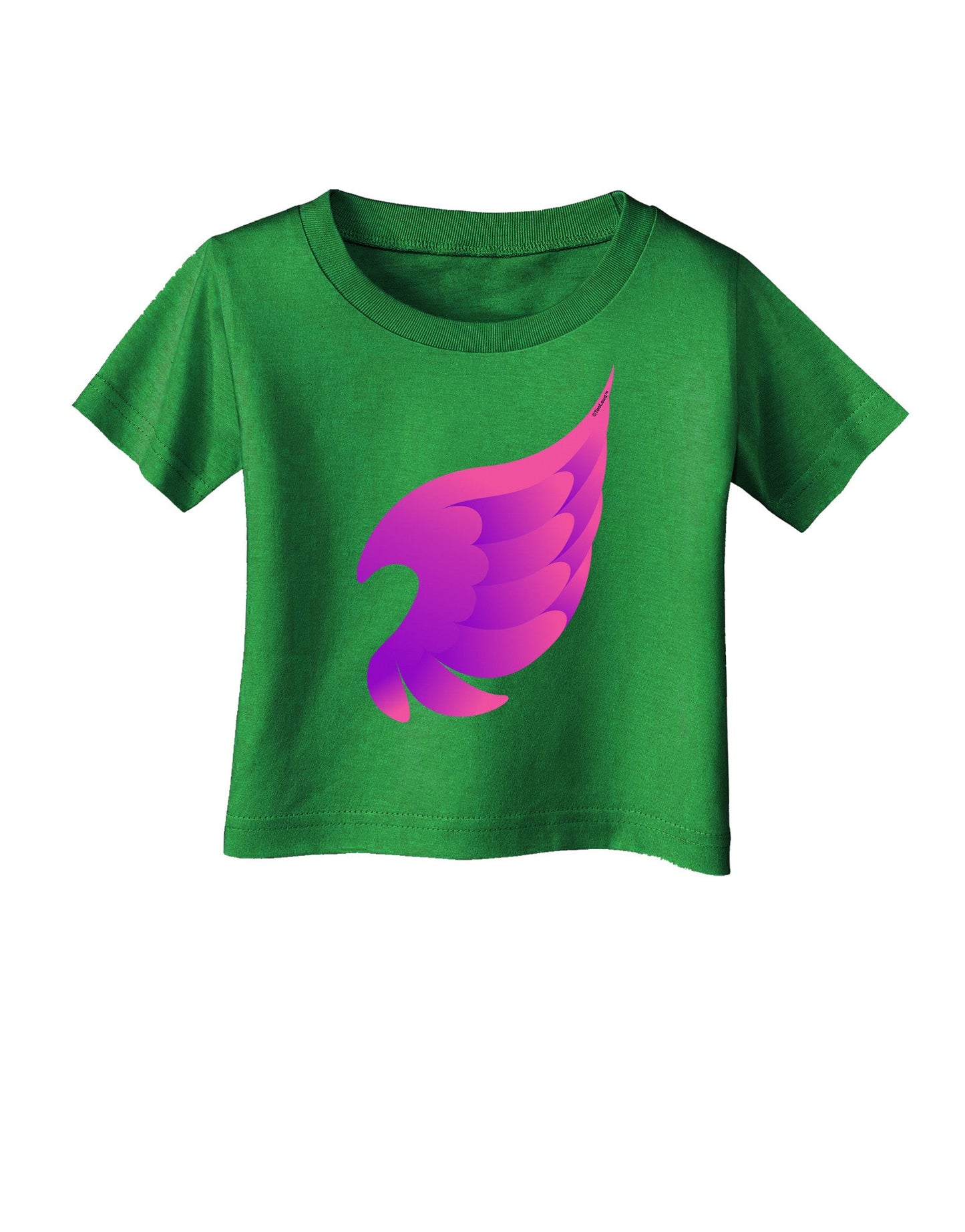 Cute Single Angel Wing Infant T-Shirt Dark-Infant T-Shirt-TooLoud-Royal-Blue-06-Months-Davson Sales