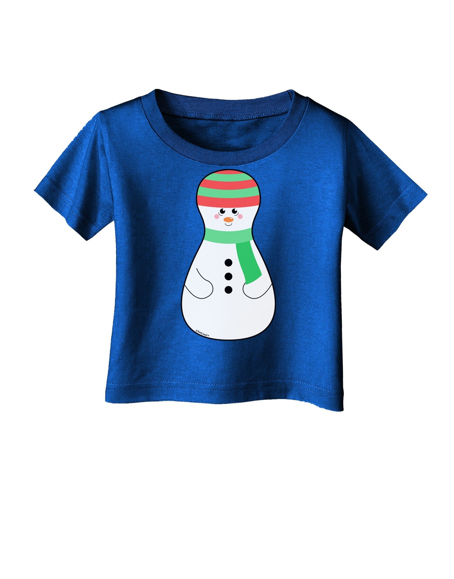 Cute Snowman Matryoshka Nesting Doll - Christmas Infant T-Shirt Dark-Infant T-Shirt-TooLoud-Red-06-Months-Davson Sales