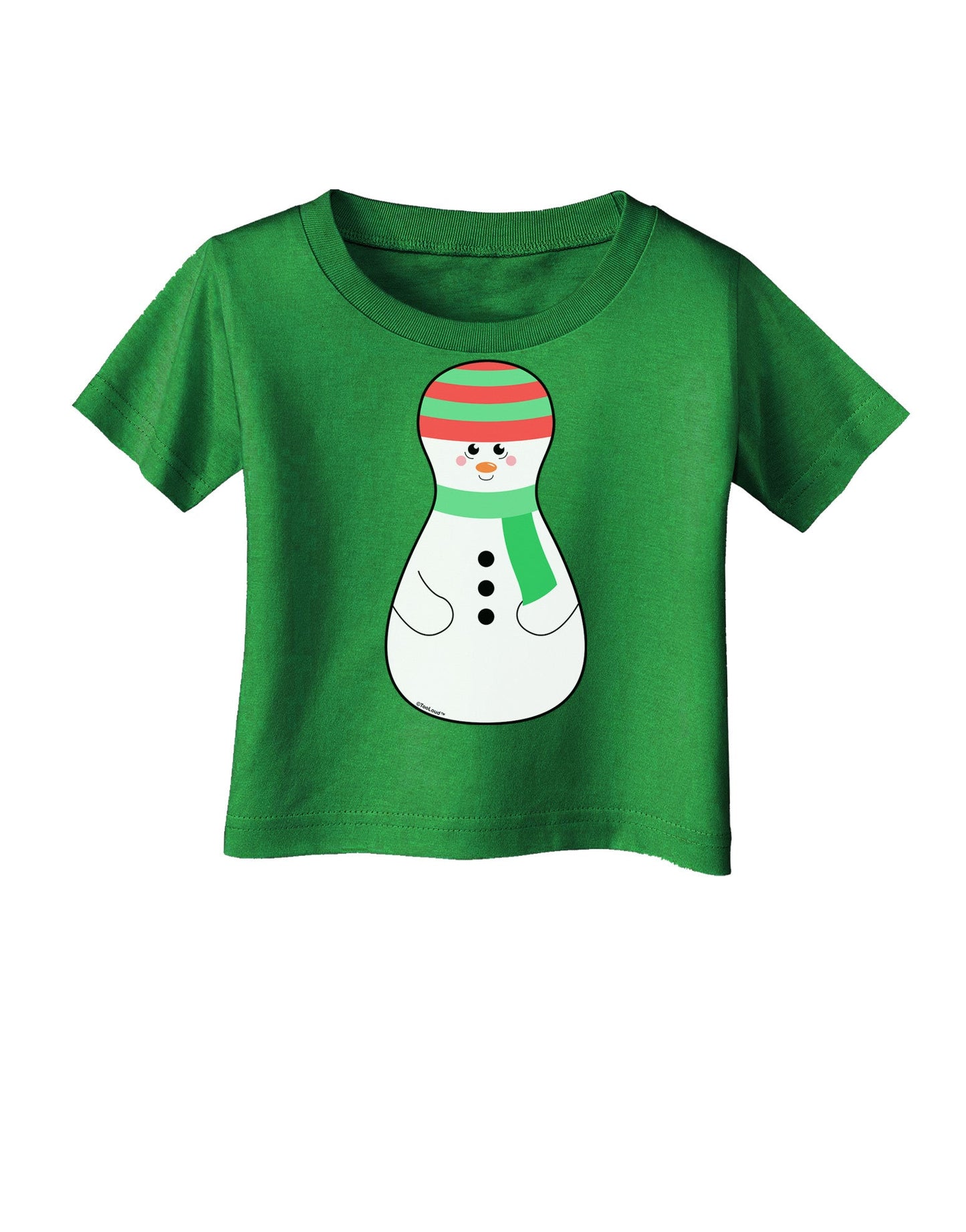Cute Snowman Matryoshka Nesting Doll - Christmas Infant T-Shirt Dark-Infant T-Shirt-TooLoud-Royal-Blue-06-Months-Davson Sales