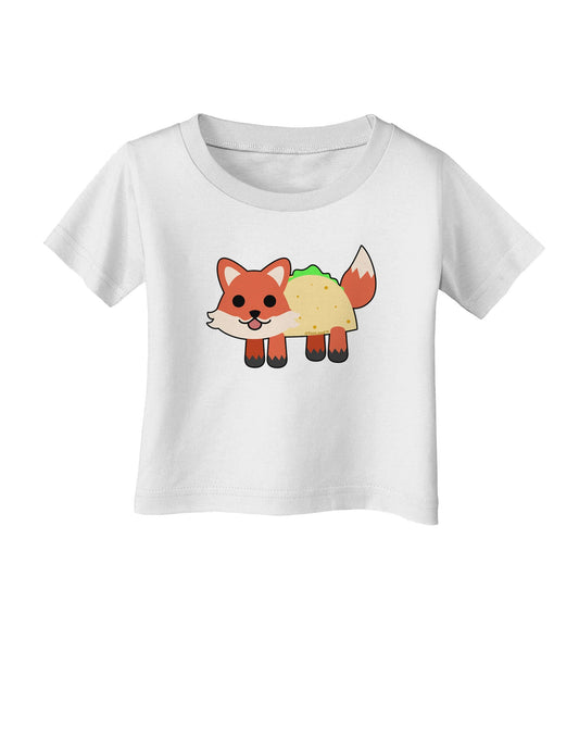 Cute Taco Fox Infant T-Shirt-Infant T-Shirt-TooLoud-White-06-Months-Davson Sales