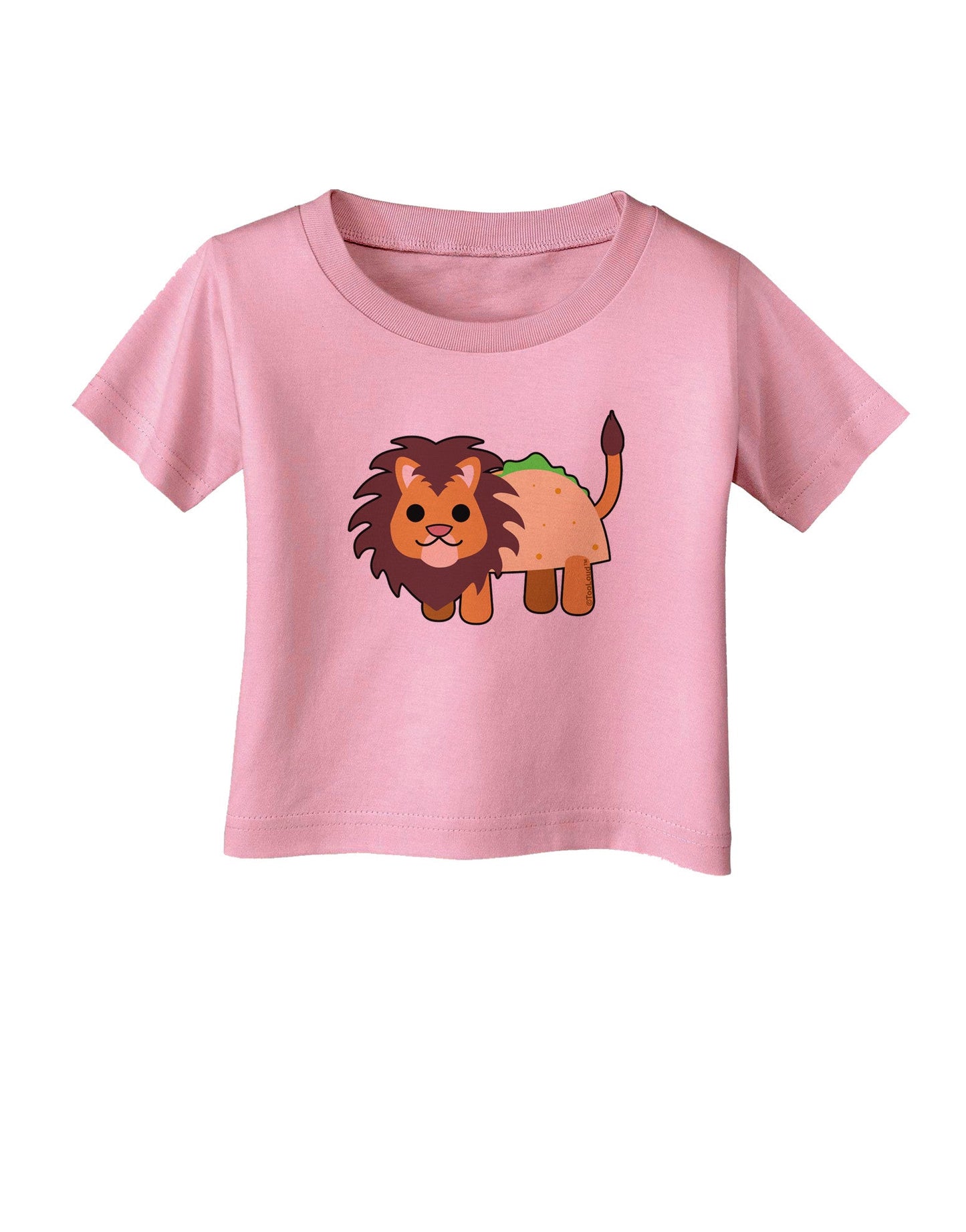 Cute Taco Lion Infant T-Shirt-Infant T-Shirt-TooLoud-Candy-Pink-06-Months-Davson Sales