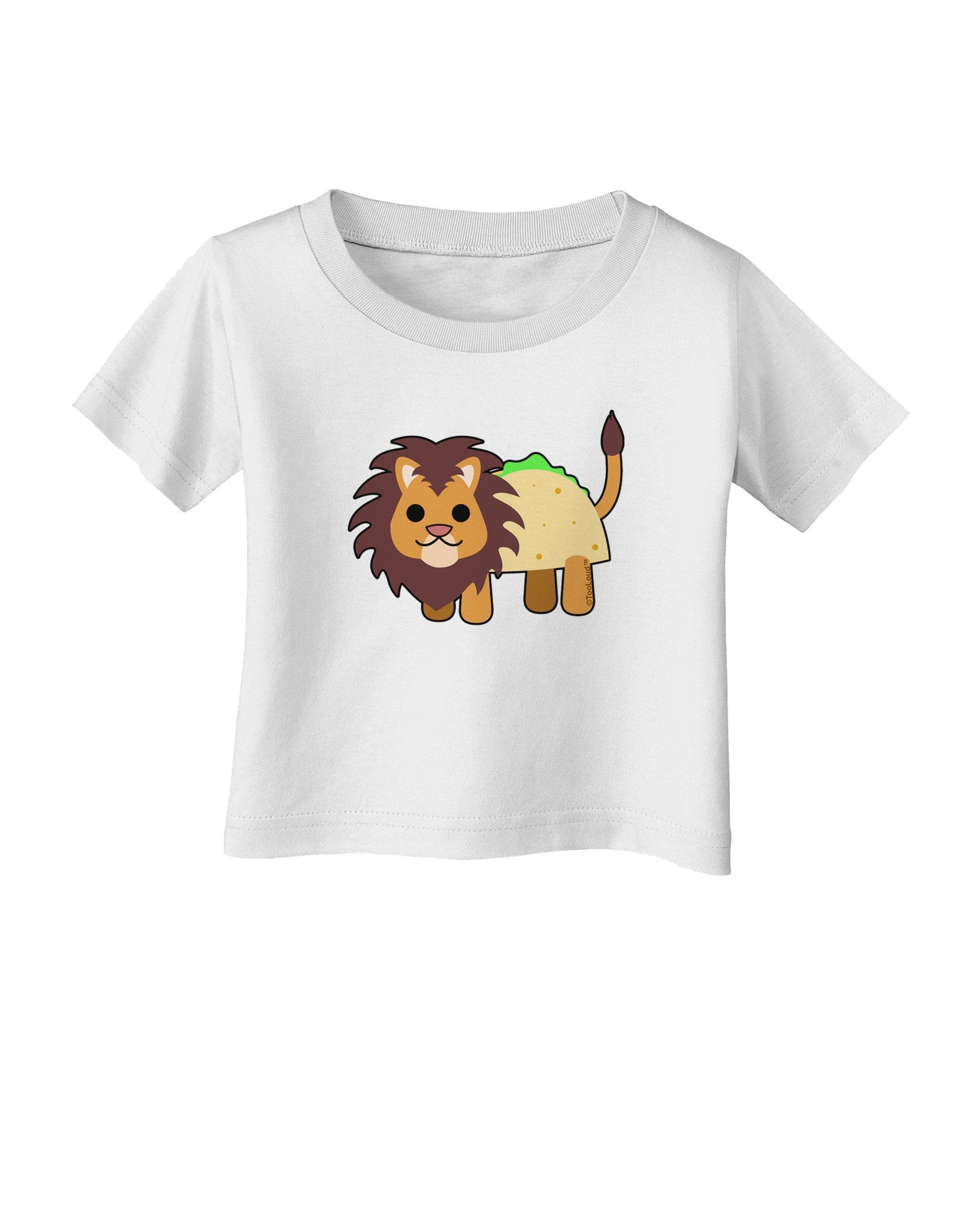 Cute Taco Lion Infant T-Shirt-Infant T-Shirt-TooLoud-White-06-Months-Davson Sales