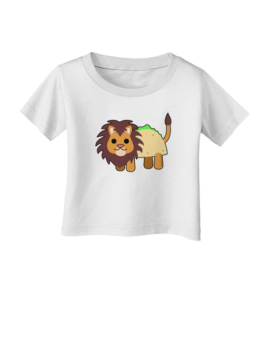 Cute Taco Lion Infant T-Shirt-Infant T-Shirt-TooLoud-White-06-Months-Davson Sales