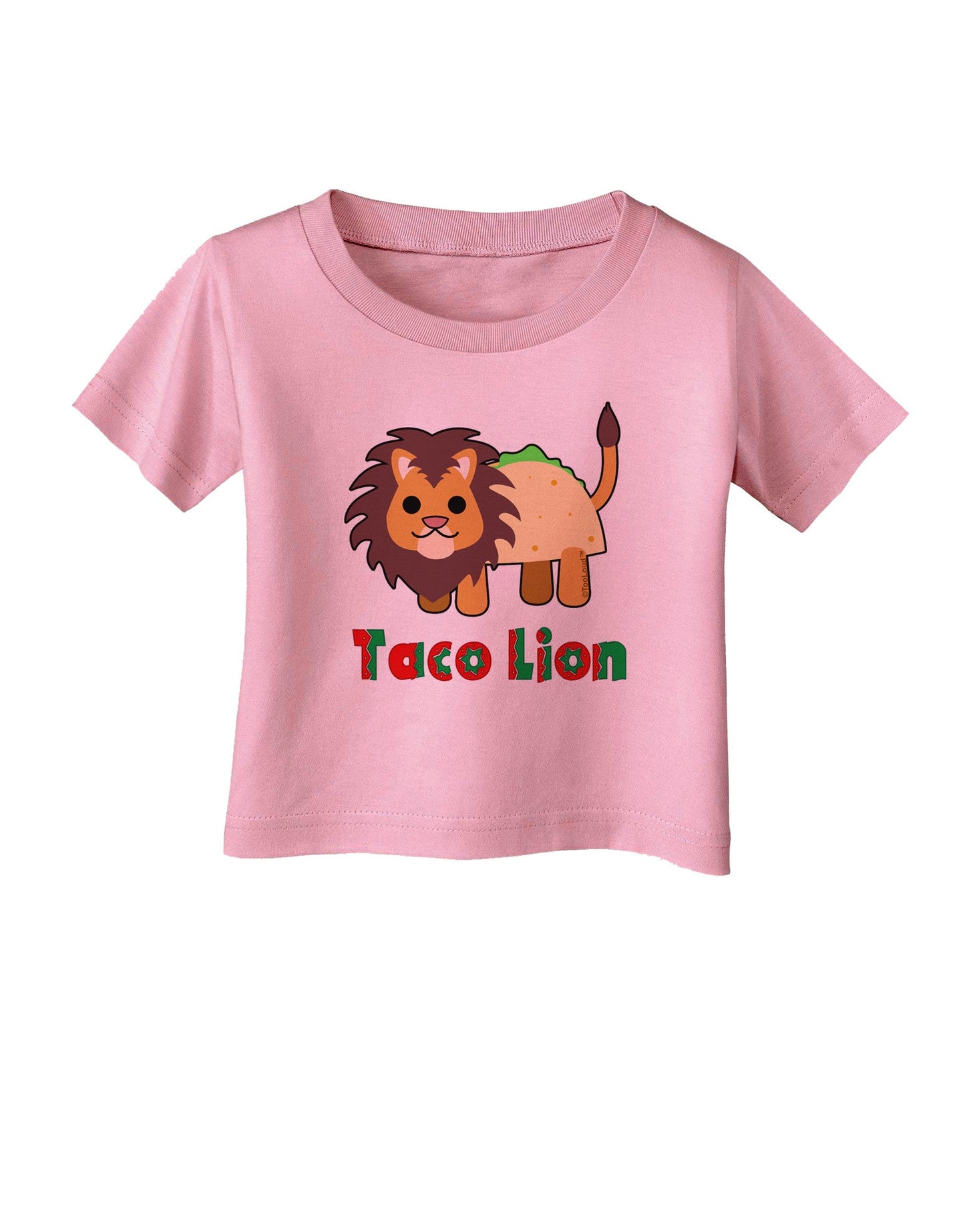 Cute Taco Lion Text Infant T-Shirt-Infant T-Shirt-TooLoud-Candy-Pink-06-Months-Davson Sales