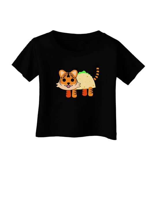 Cute Taco Tiger Infant T-Shirt Dark-Infant T-Shirt-TooLoud-Black-06-Months-Davson Sales