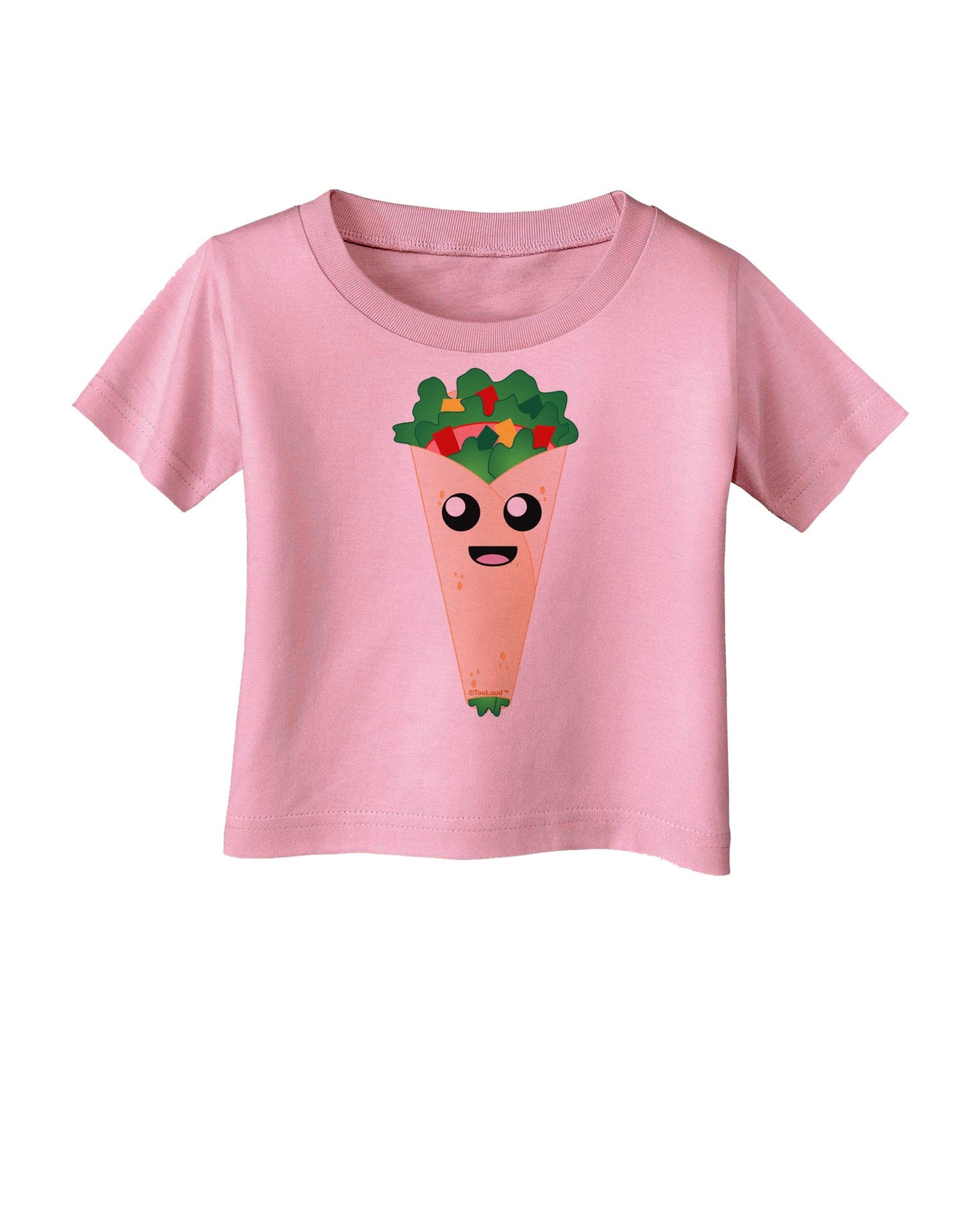 Cute Wrap Infant T-Shirt-Infant T-Shirt-TooLoud-Candy-Pink-06-Months-Davson Sales