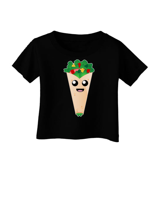 Cute Wrap Infant T-Shirt Dark-Infant T-Shirt-TooLoud-Black-06-Months-Davson Sales