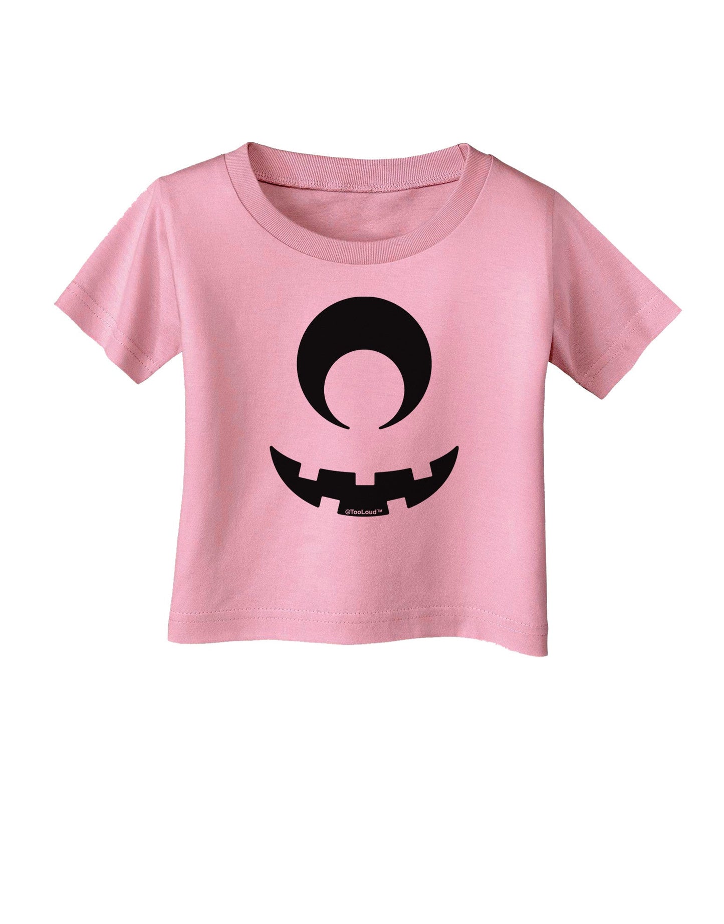 Cyclops Jack-o-Lantern Infant T-Shirt-Infant T-Shirt-TooLoud-Candy-Pink-06-Months-Davson Sales