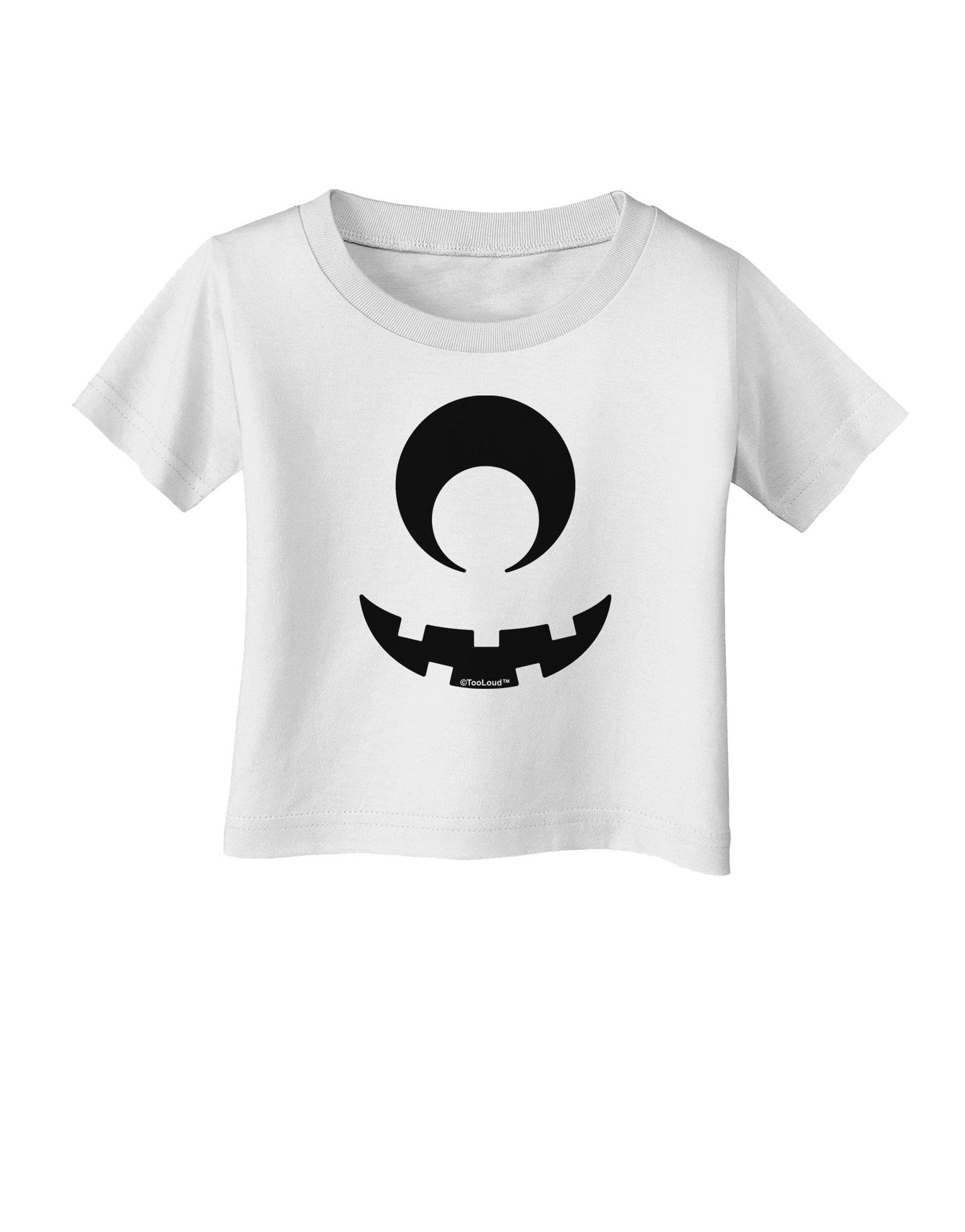 Cyclops Jack-o-Lantern Infant T-Shirt-Infant T-Shirt-TooLoud-White-06-Months-Davson Sales