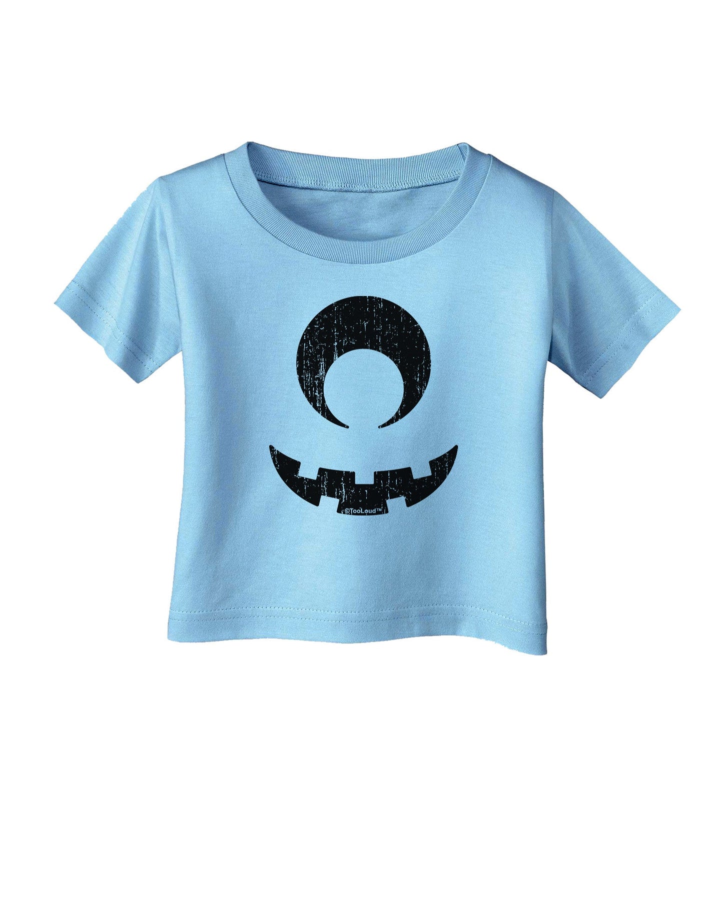Cyclops Lantern Distressed Infant T-Shirt-Infant T-Shirt-TooLoud-Aquatic-Blue-06-Months-Davson Sales