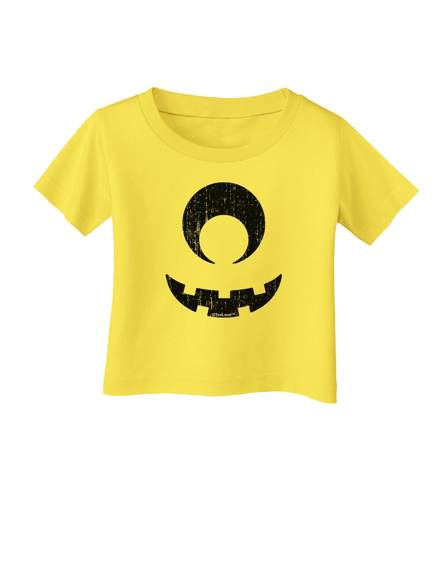 Cyclops Lantern Distressed Infant T-Shirt-Infant T-Shirt-TooLoud-Yellow-06-Months-Davson Sales