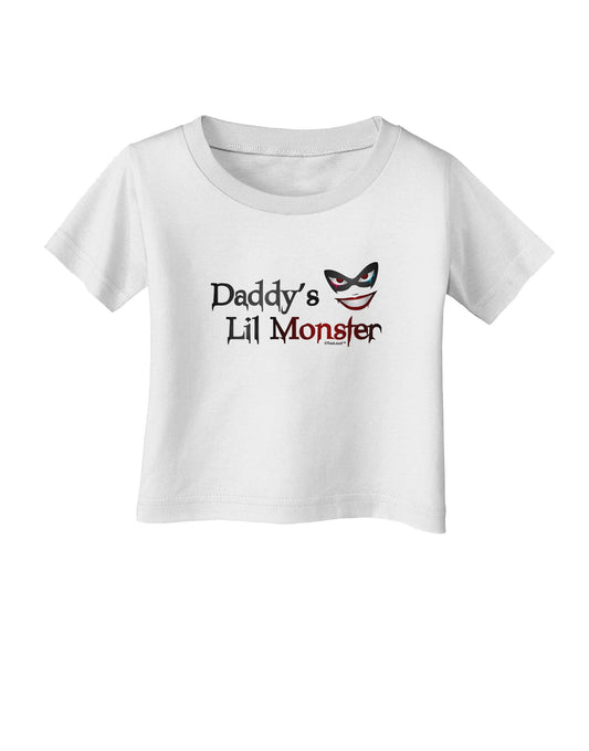 Daddys Lil Monster Infant T-Shirt-Infant T-Shirt-TooLoud-White-06-Months-Davson Sales