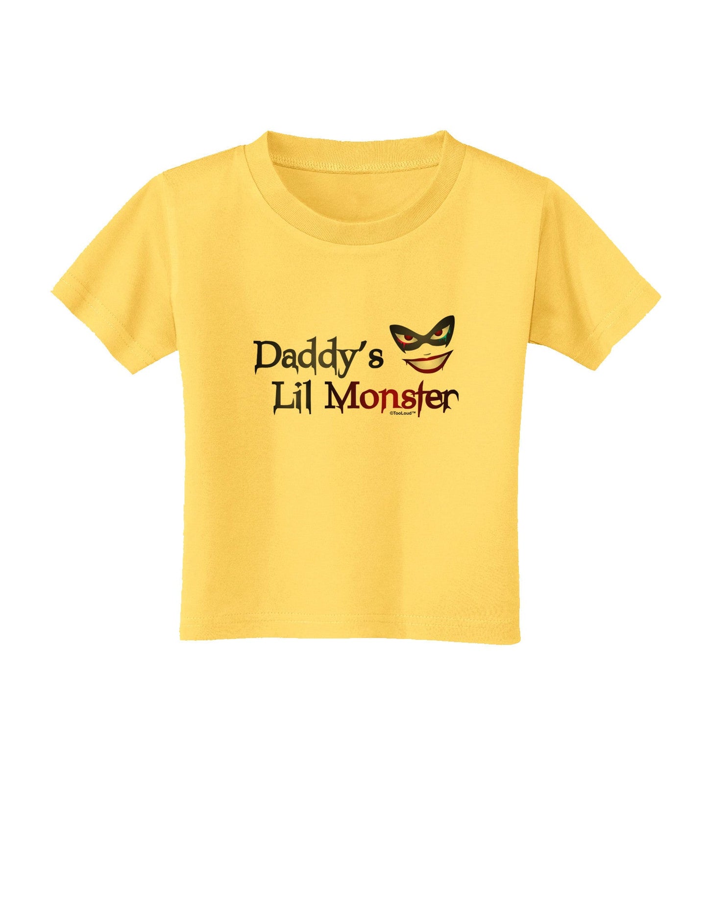 Daddys Lil Monster Toddler T-Shirt-Toddler T-Shirt-TooLoud-Yellow-2T-Davson Sales
