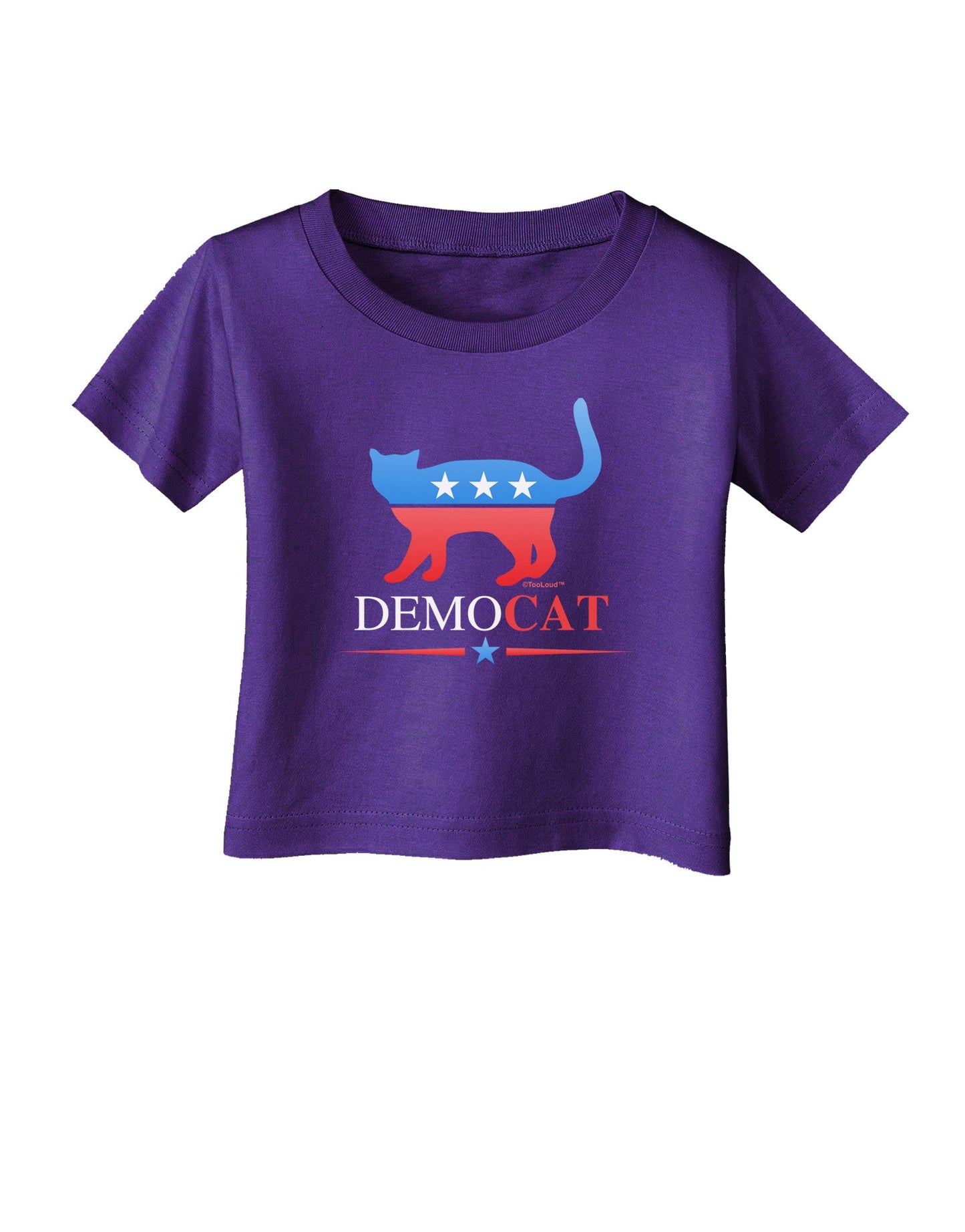 DemoCAT Infant T-Shirt Dark-Infant T-Shirt-TooLoud-Purple-06-Months-Davson Sales