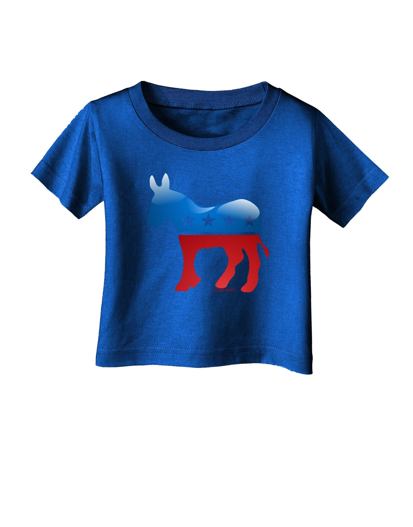 Democrat Bubble Symbol Infant T-Shirt Dark-Infant T-Shirt-TooLoud-Royal-Blue-06-Months-Davson Sales