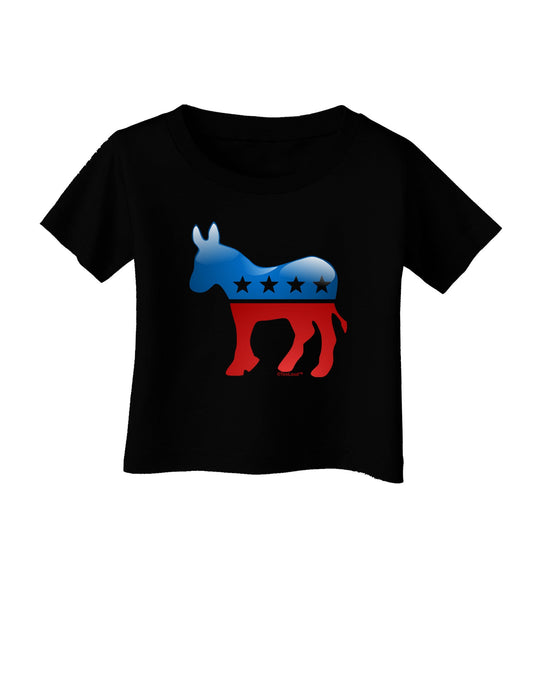 Democrat Bubble Symbol Infant T-Shirt Dark-Infant T-Shirt-TooLoud-Black-06-Months-Davson Sales