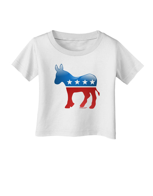 Democrat Bubble Symbol Infant T-Shirt-Infant T-Shirt-TooLoud-White-06-Months-Davson Sales