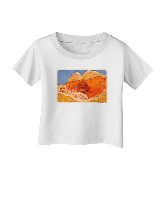 Desert Landscape Watercolor Infant T-Shirt-Infant T-Shirt-TooLoud-White-06-Months-Davson Sales