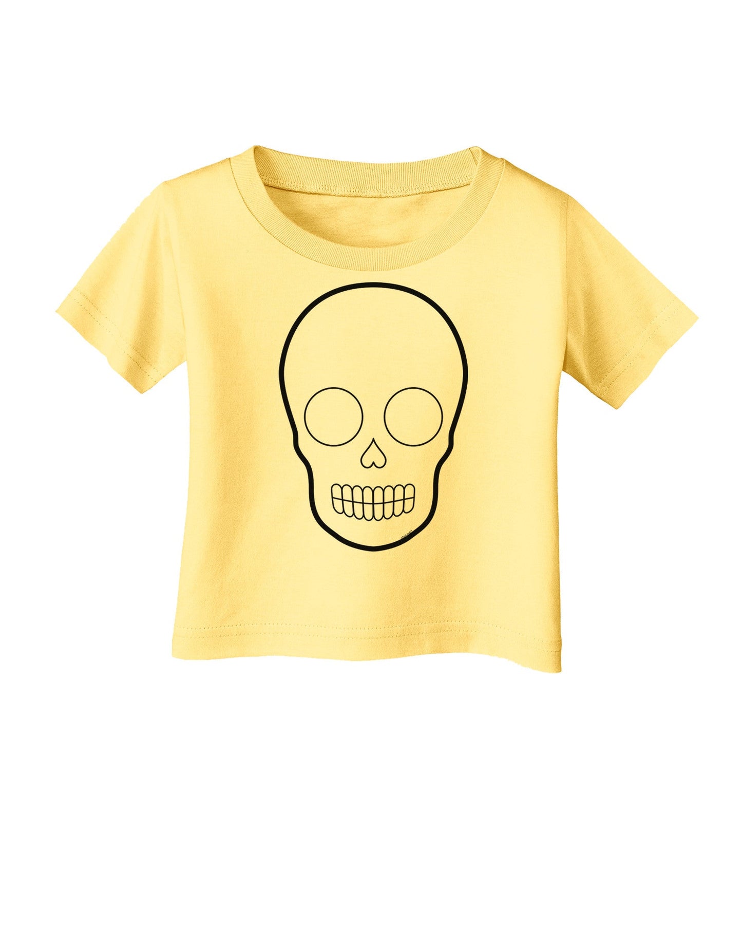 Design Your Own Day of the Dead Calavera Infant T-Shirt-Infant T-Shirt-TooLoud-Daffodil-Yellow-06-Months-Davson Sales