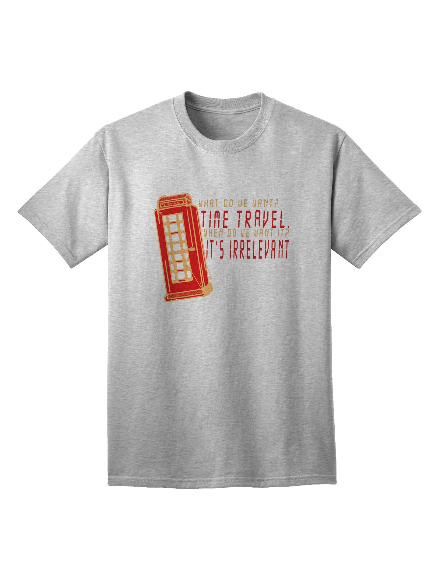 Desired: Time Travel Enthusiasts Unite with Our Irrelevant Adult T-Shirt-Mens T-shirts-TooLoud-AshGray-Small-Davson Sales