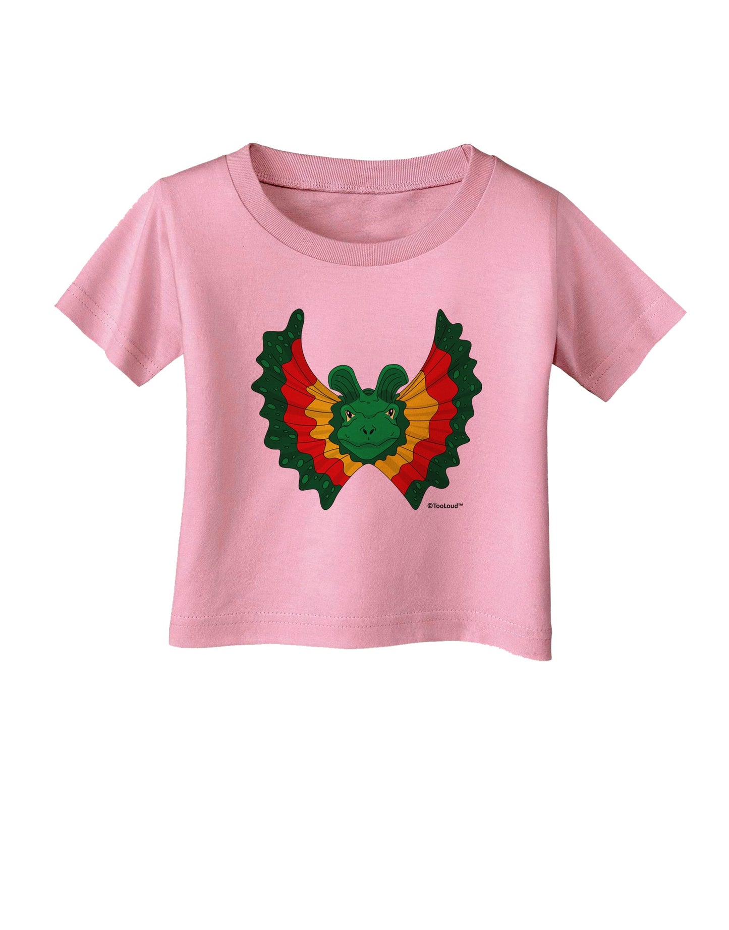 Dilophosaurus Design - Color Infant T-Shirt by TooLoud-Infant T-Shirt-TooLoud-Candy-Pink-06-Months-Davson Sales