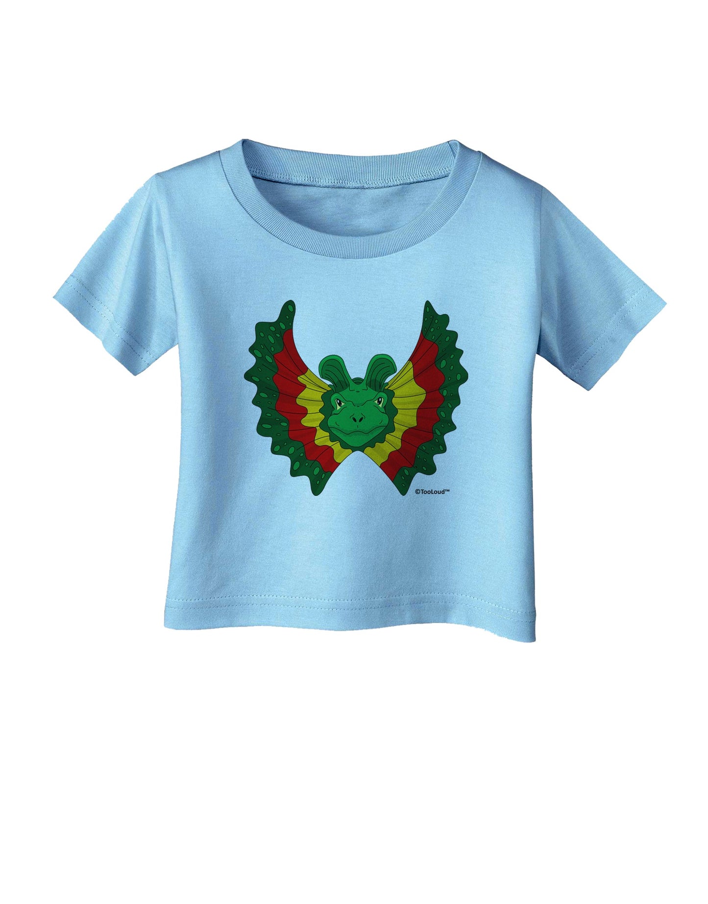 Dilophosaurus Design - Color Infant T-Shirt by TooLoud-Infant T-Shirt-TooLoud-Aquatic-Blue-06-Months-Davson Sales