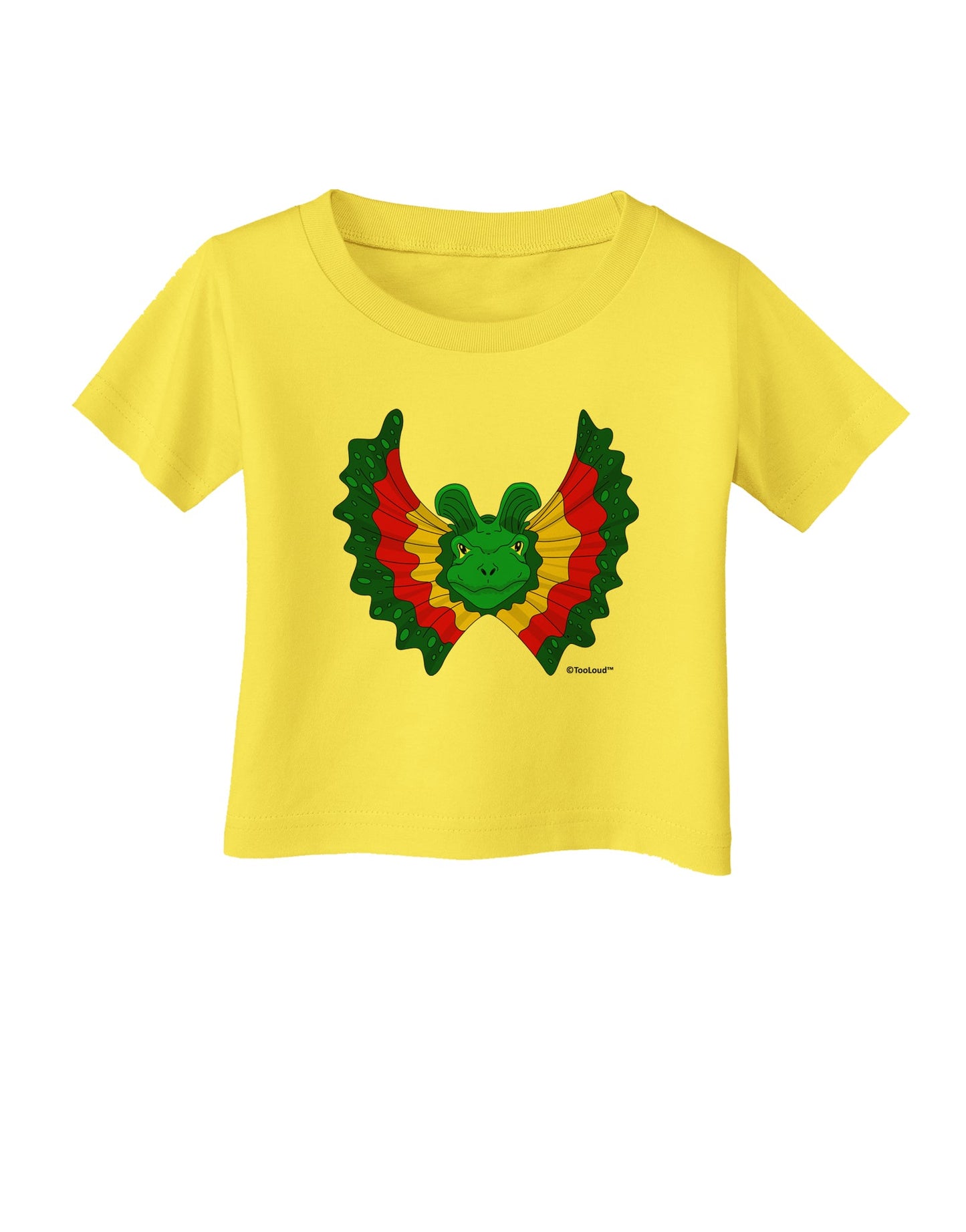 Dilophosaurus Design - Color Infant T-Shirt by TooLoud-Infant T-Shirt-TooLoud-Yellow-06-Months-Davson Sales