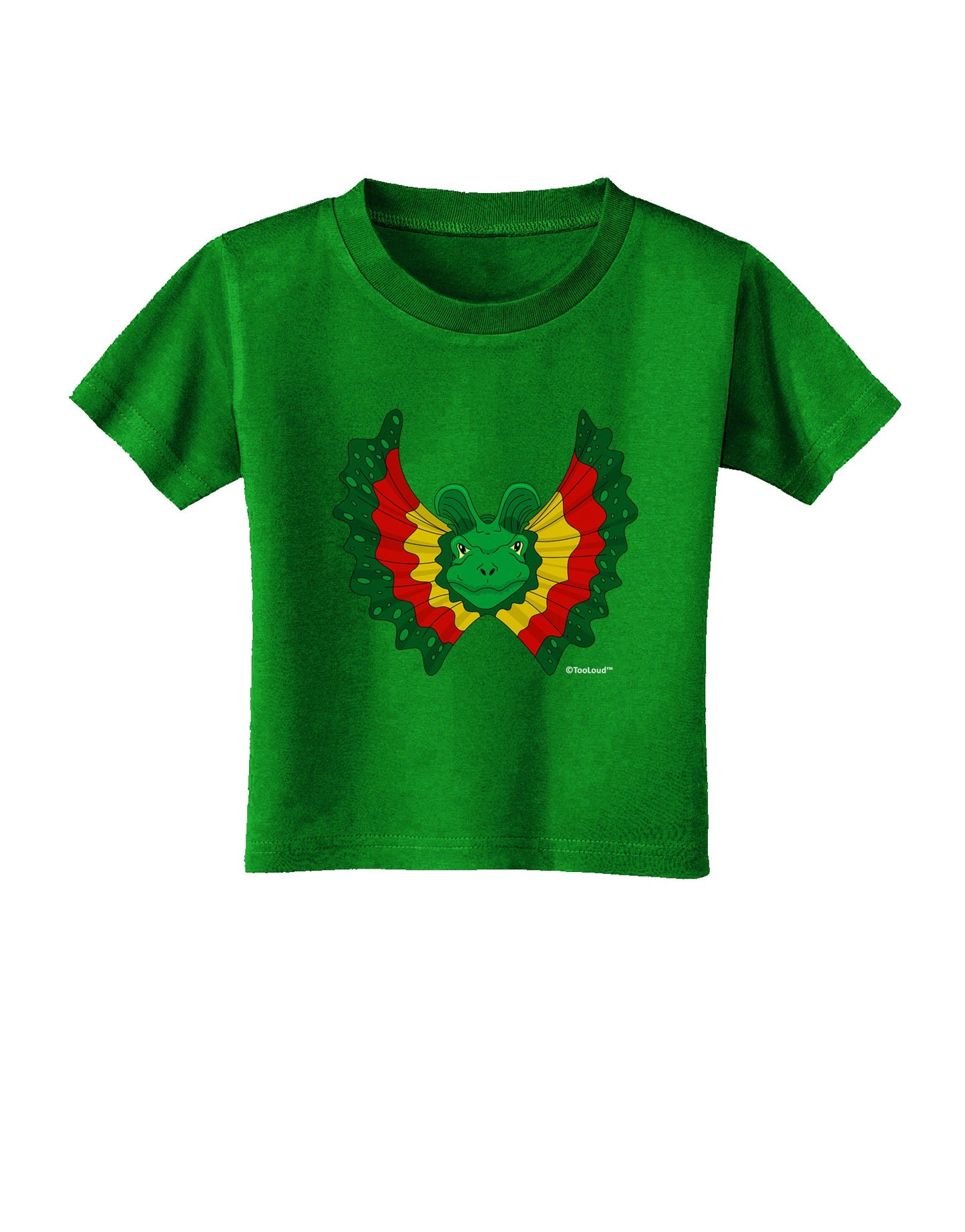 Dilophosaurus Design - Color Toddler T-Shirt Dark by TooLoud-Toddler T-Shirt-TooLoud-Royal-Blue-2T-Davson Sales