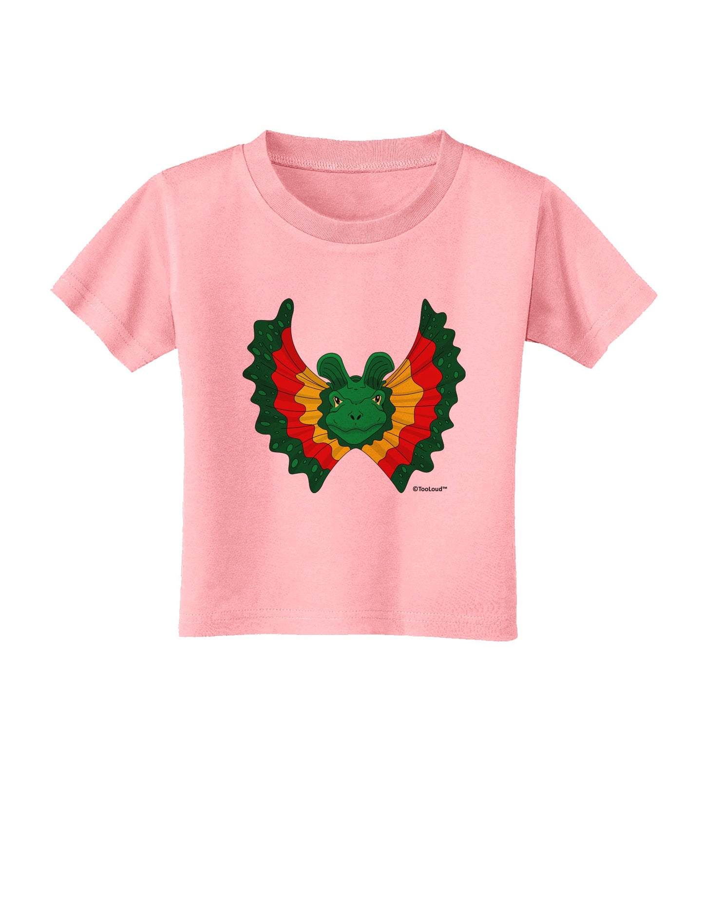Dilophosaurus Design - Color Toddler T-Shirt by TooLoud-Toddler T-Shirt-TooLoud-Candy-Pink-2T-Davson Sales