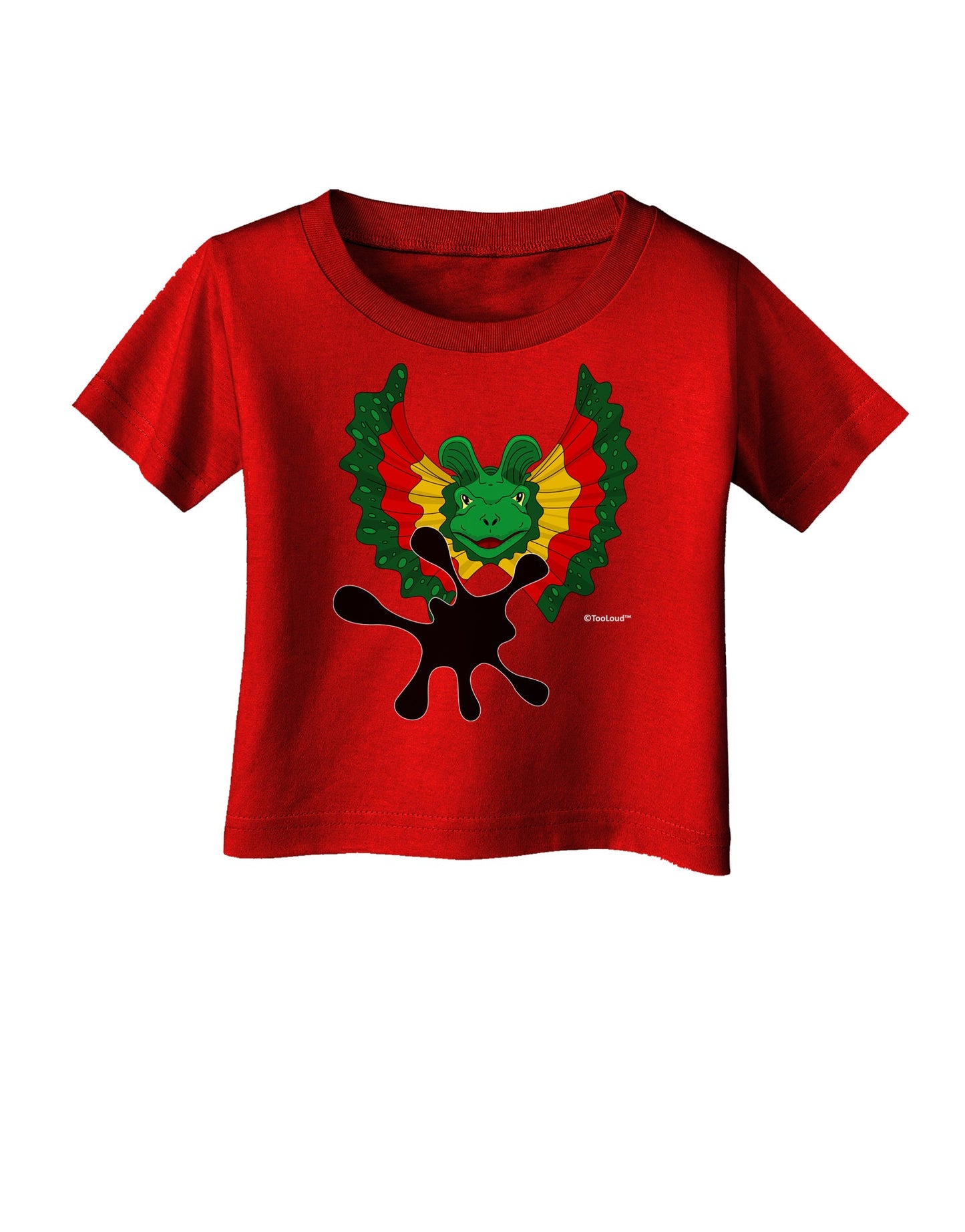 Dilophosaurus Design - Spit Infant T-Shirt Dark by TooLoud-Infant T-Shirt-TooLoud-Clover-Green-06-Months-Davson Sales