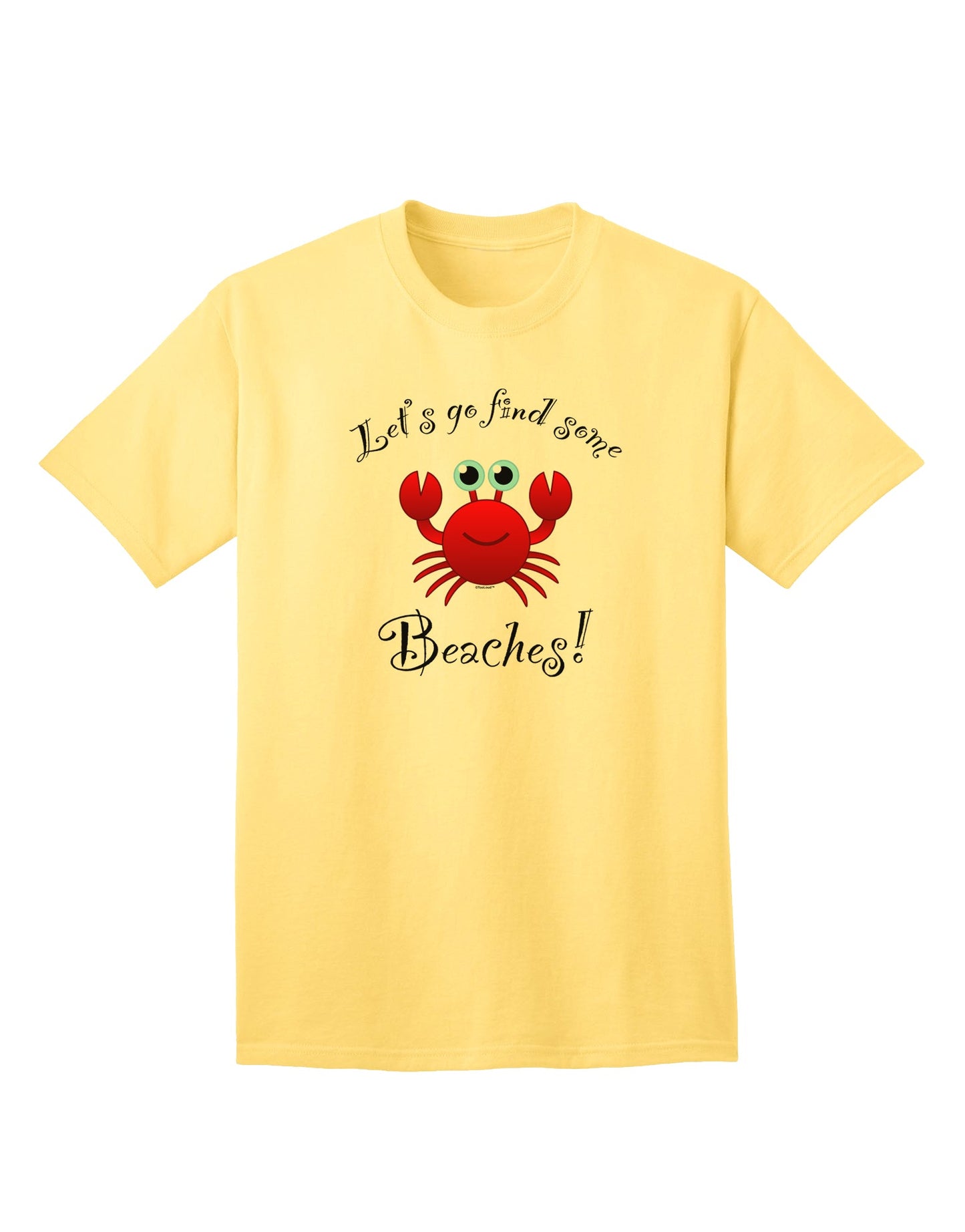 Discover the Perfect Beaches Adult T-Shirt-Mens T-shirts-TooLoud-Yellow-Small-Davson Sales