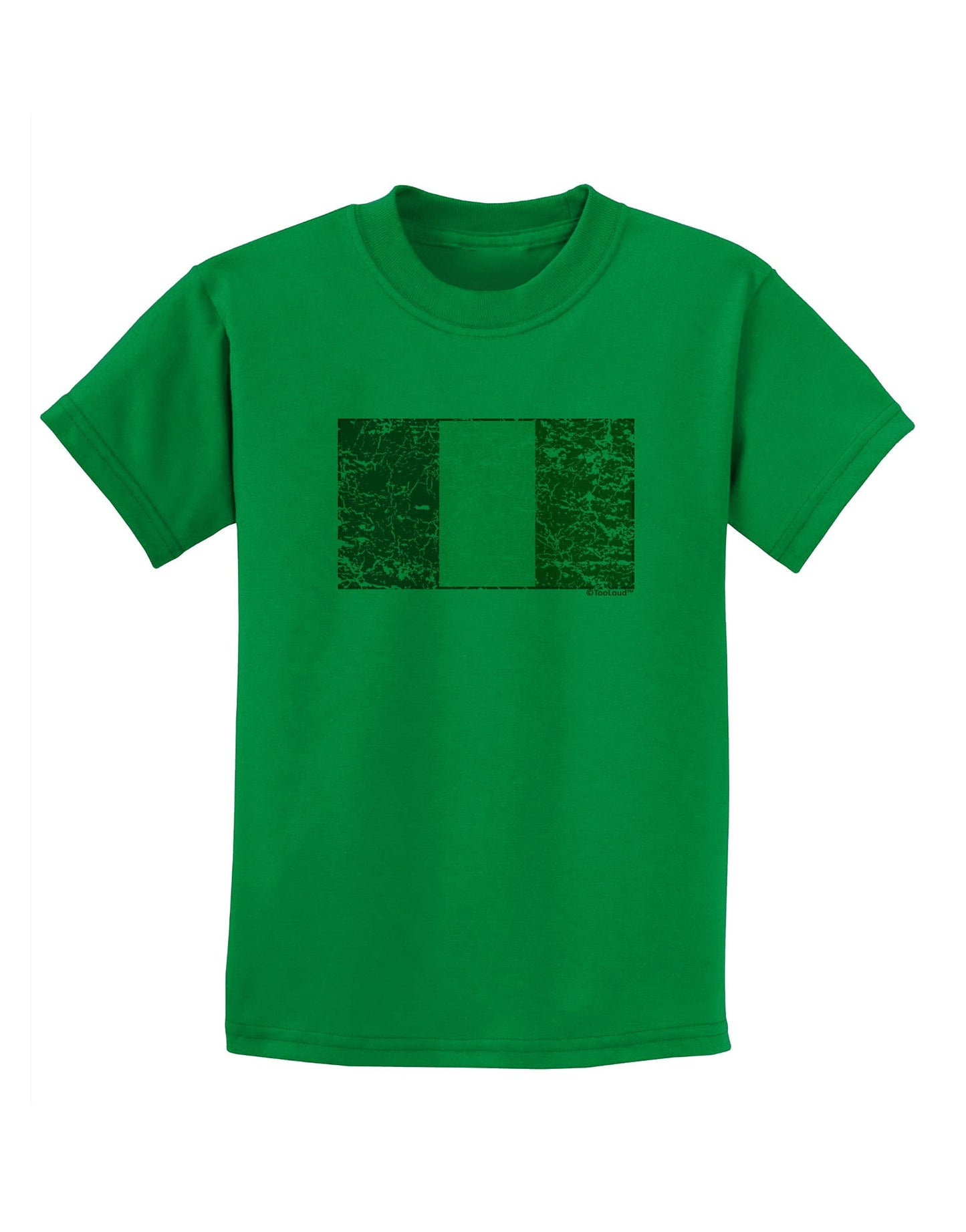 Distressed Irish Flag - Flag of Ireland Childrens T-Shirt-Childrens T-Shirt-TooLoud-Kelly-Green-X-Small-Davson Sales