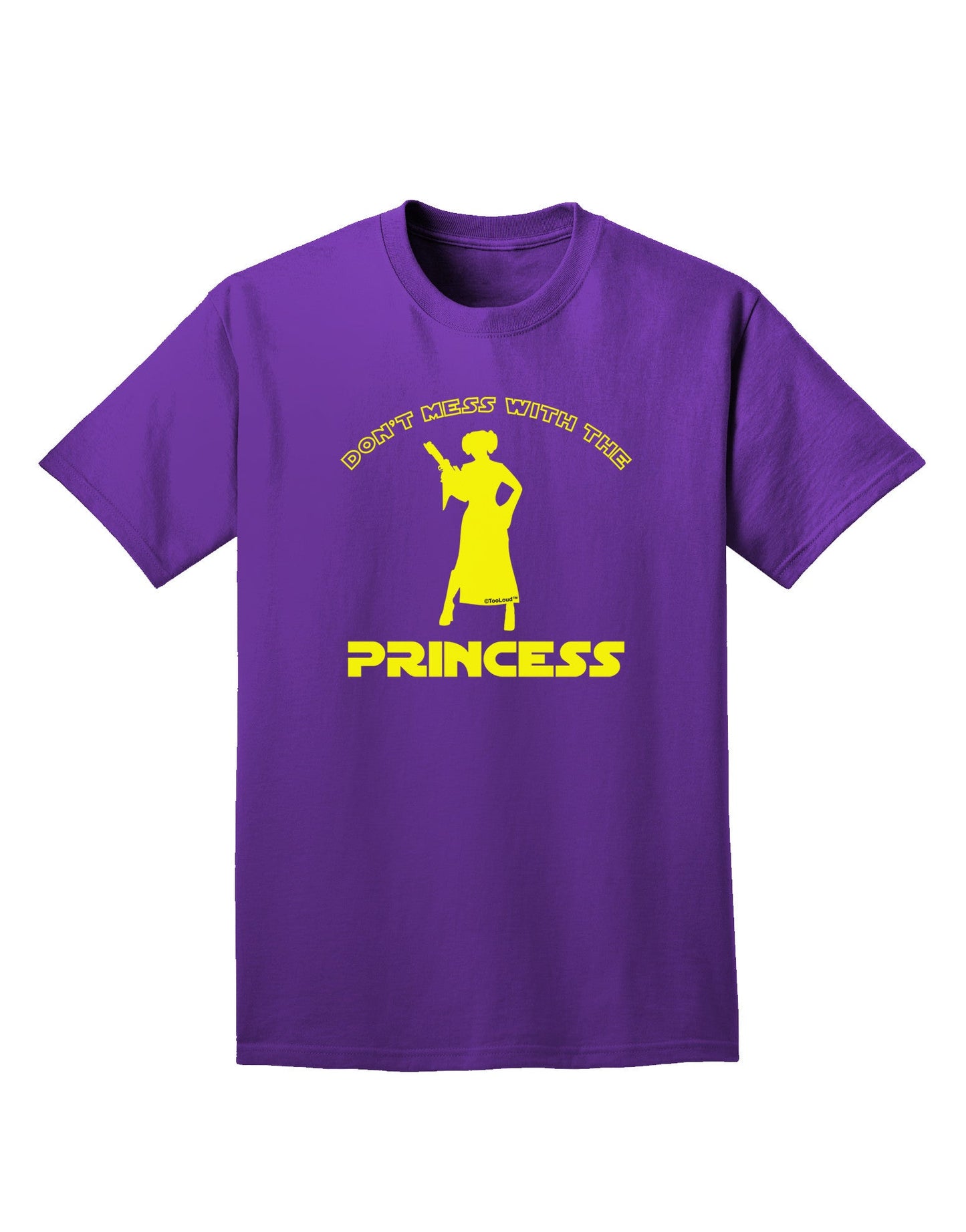 Don't Mess With The Princess Adult Dark T-Shirt-Mens T-Shirt-TooLoud-Purple-Small-Davson Sales
