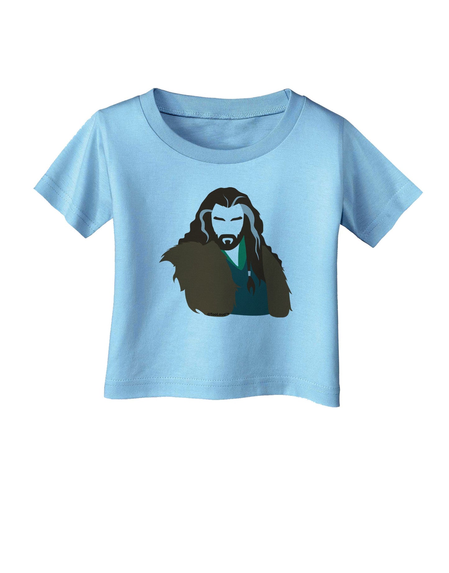 Dwarf King Infant T-Shirt-Infant T-Shirt-TooLoud-Aquatic-Blue-06-Months-Davson Sales