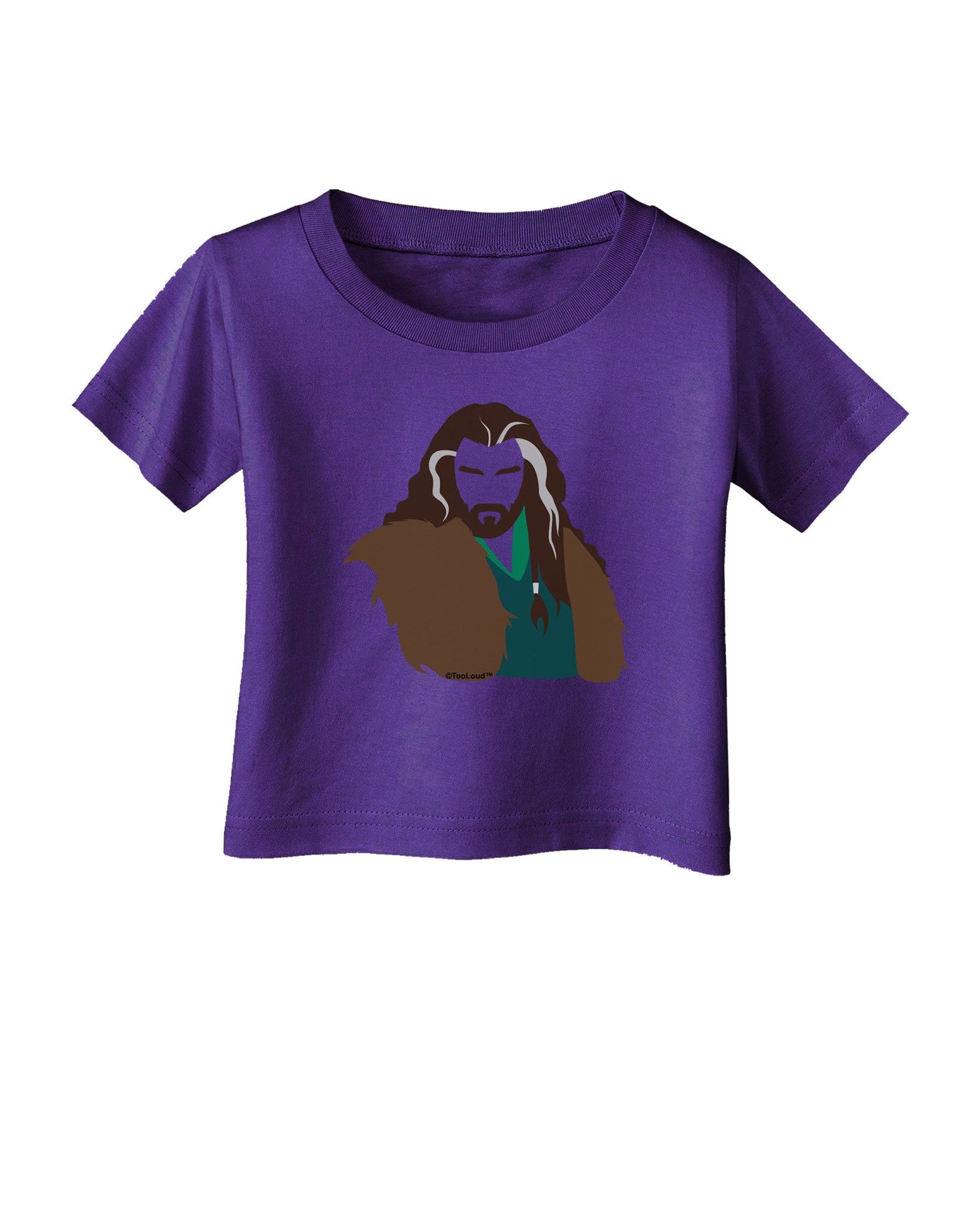 Dwarf King Infant T-Shirt Dark-Infant T-Shirt-TooLoud-Purple-06-Months-Davson Sales