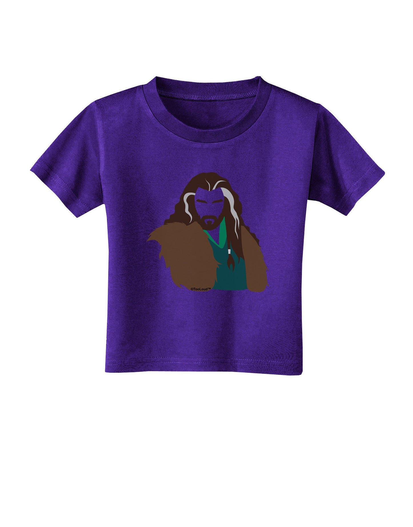 Dwarf King Toddler T-Shirt Dark-Toddler T-Shirt-TooLoud-Purple-2T-Davson Sales