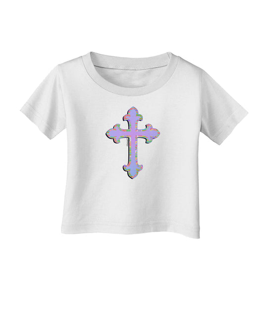 Easter Color Cross Infant T-Shirt-Infant T-Shirt-TooLoud-White-06-Months-Davson Sales