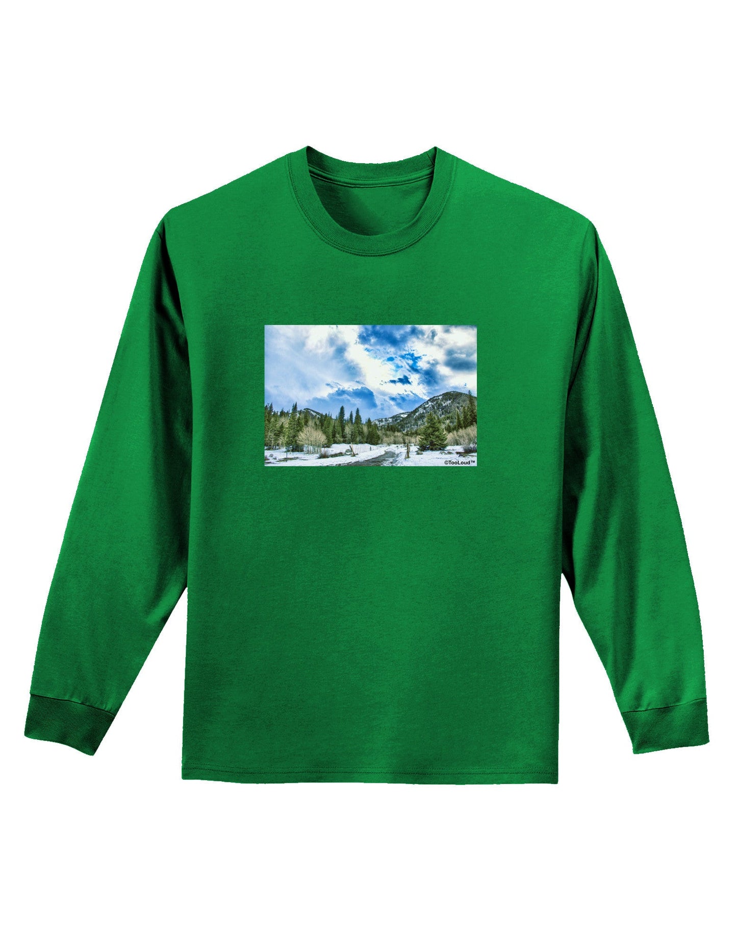 El Dora CO Adult Long Sleeve Dark T-Shirt-TooLoud-Kelly-Green-Small-Davson Sales