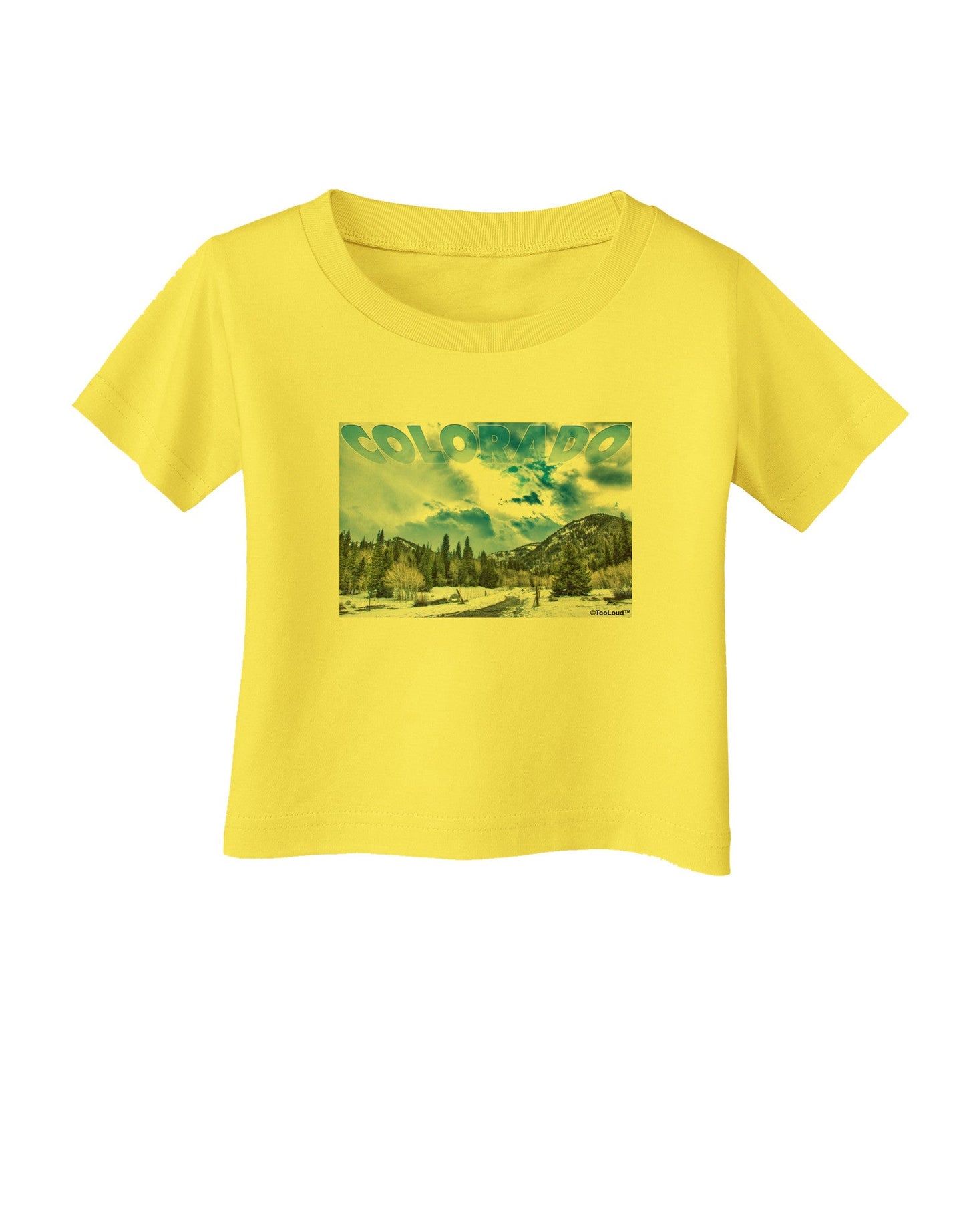 El Dora CO with Text Infant T-Shirt-Infant T-Shirt-TooLoud-Yellow-06-Months-Davson Sales