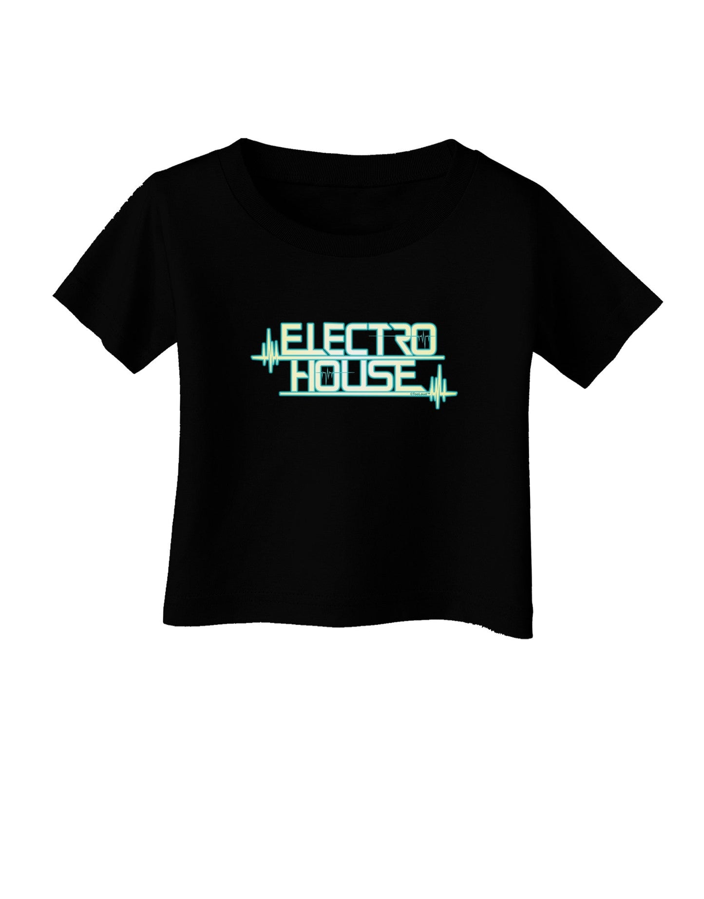 Electro House Bolt Infant T-Shirt Dark-Infant T-Shirt-TooLoud-Black-06-Months-Davson Sales