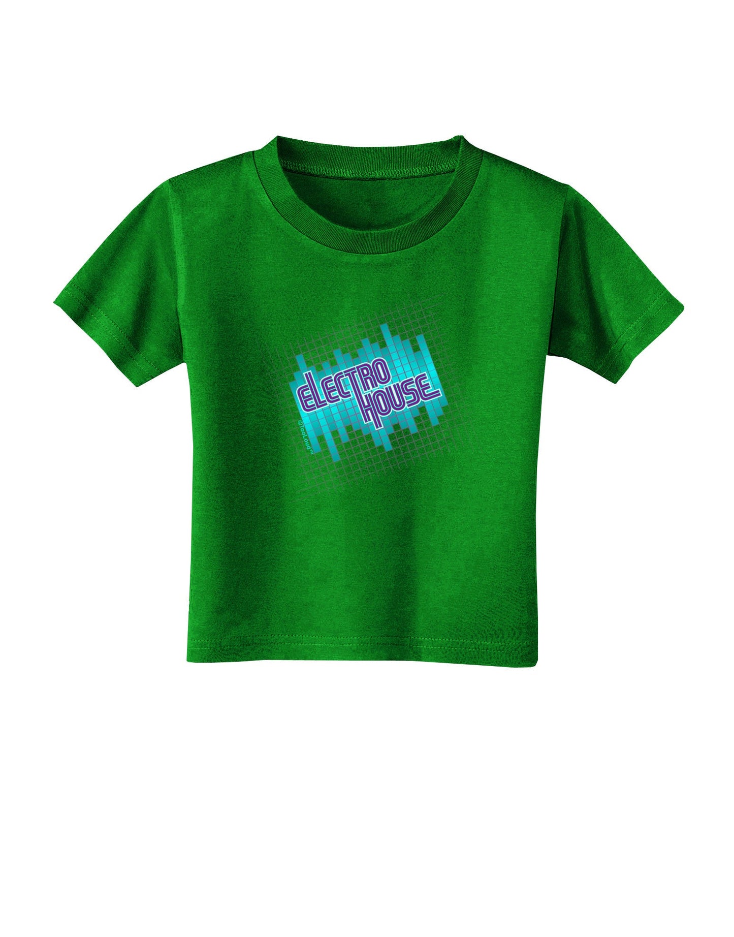 Electro House Equalizer Toddler T-Shirt Dark-Toddler T-Shirt-TooLoud-Clover-Green-2T-Davson Sales