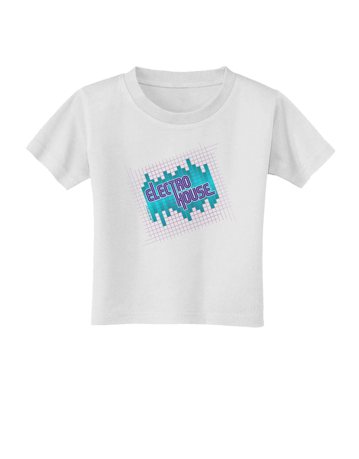 Electro House Equalizer Toddler T-Shirt-Toddler T-Shirt-TooLoud-White-2T-Davson Sales
