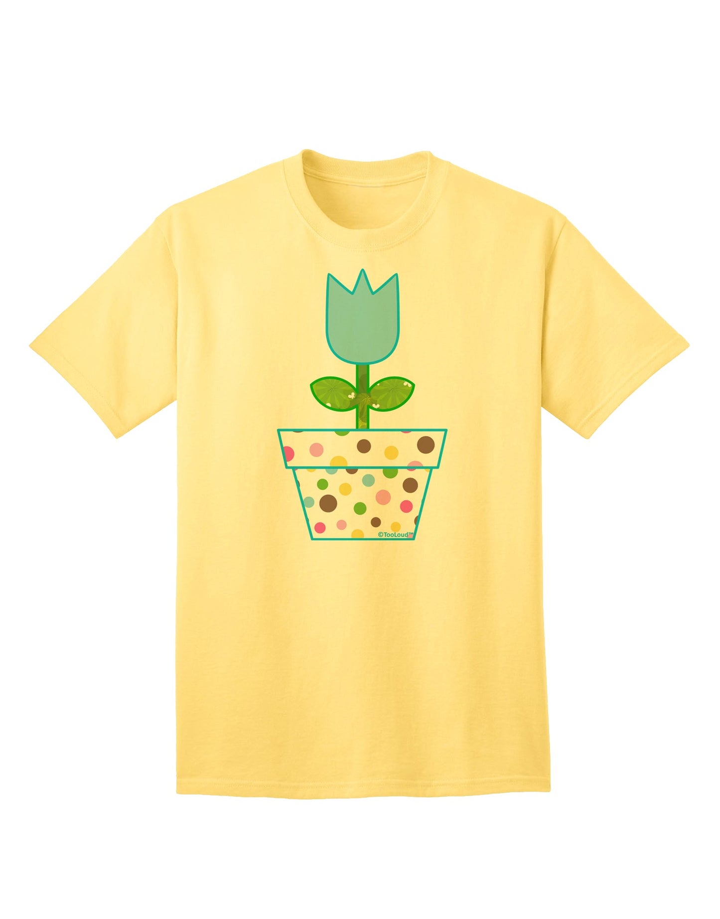Elevate Your Style with the Easter Tulip Design - Blue Adult T-Shirt from TooLoud-Mens T-shirts-TooLoud-Yellow-Small-Davson Sales