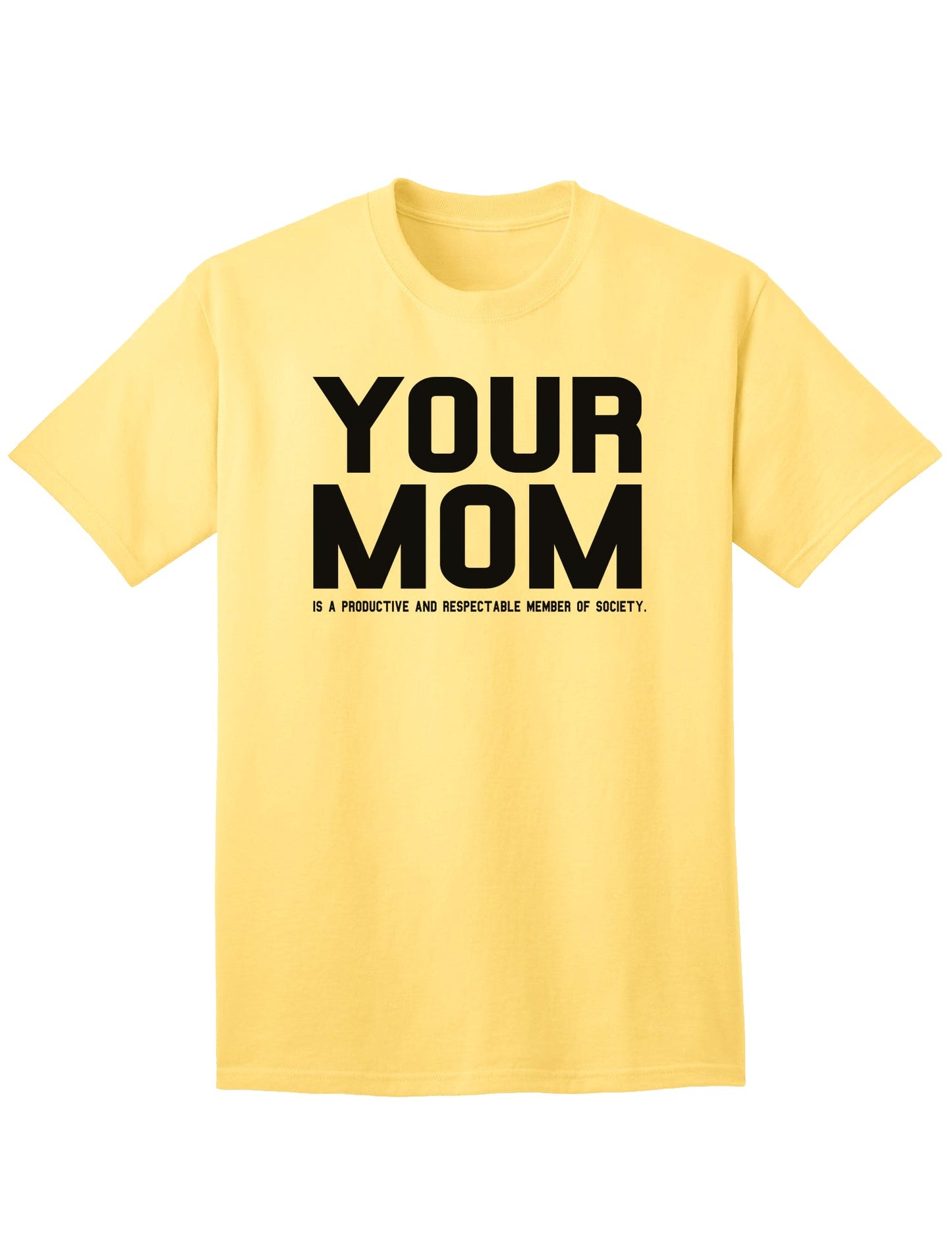 Elevate Your Style with the Sophisticated Respectable Adult T-Shirt-Mens T-shirts-TooLoud-Yellow-Small-Davson Sales